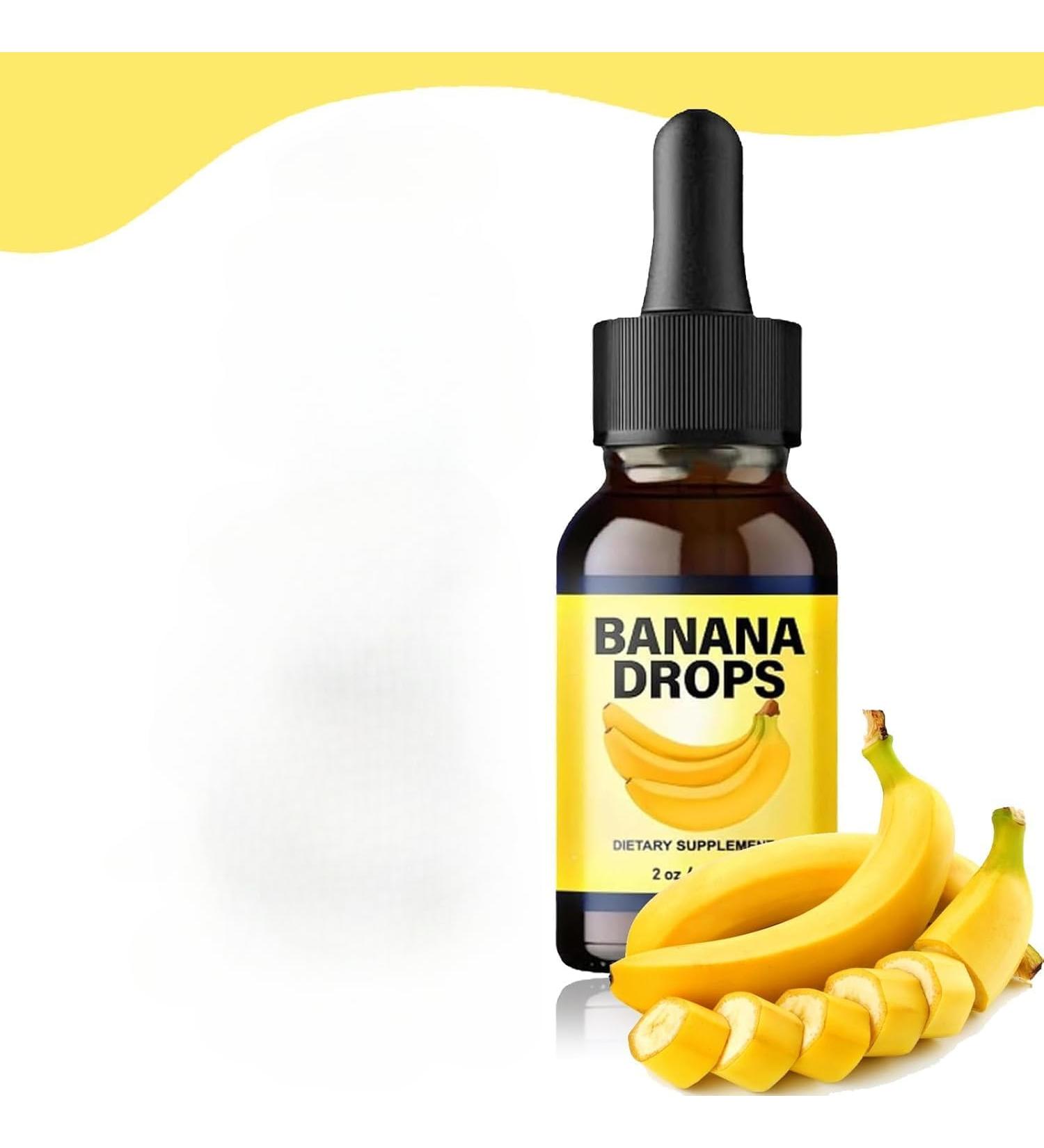 Banana Drops Supp_lement Extract Liquid Banana Drops 60ml Banana Drops Supplement Extract Liquid Women and Men(60ml*1) - Buy Online on GoSupps.com