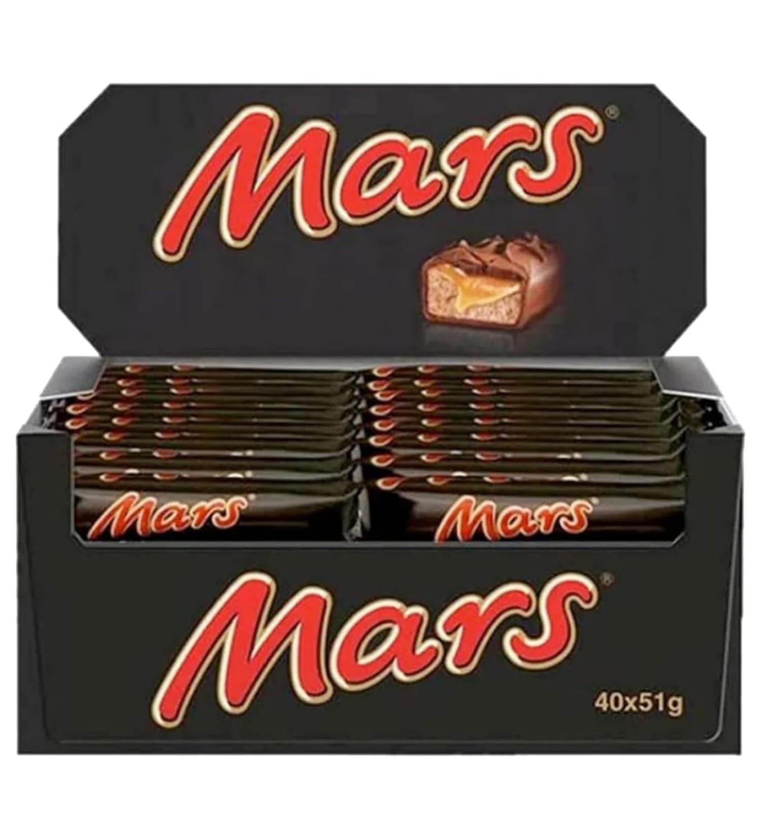 MARS BARRITA OF 51GR. - BOX OF 24 UNITS - Buy Online on GoSupps.com