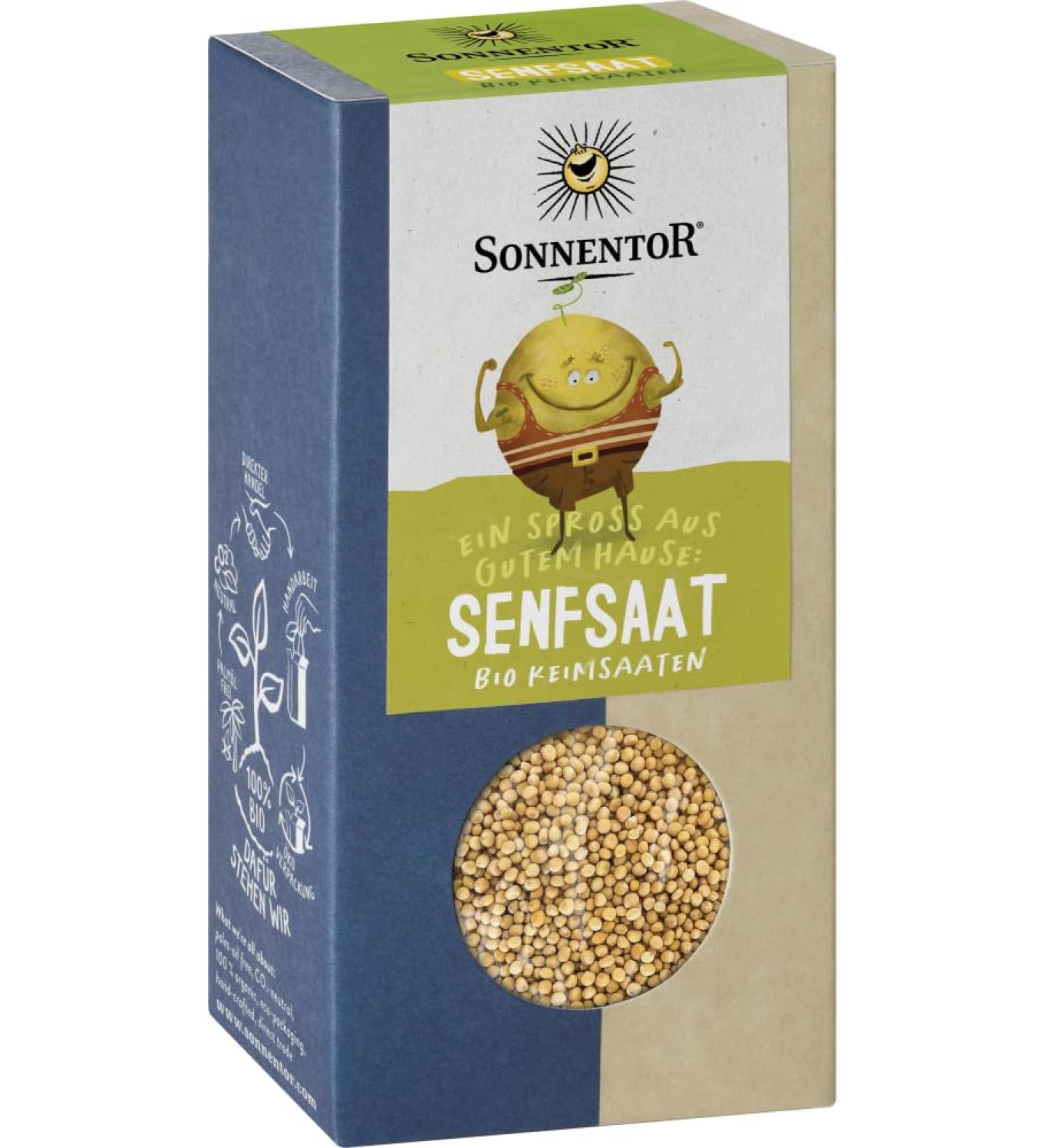 Sonnentor Organic mustard seed yellow 2 x 120 g