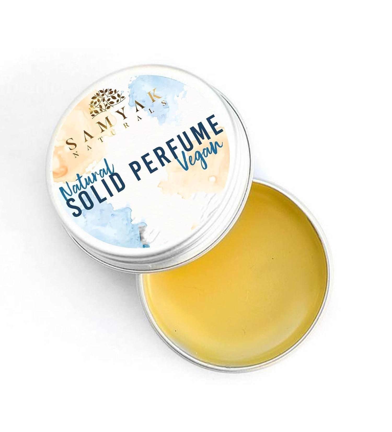Natural Vegan Solid Perfume Long Lasting Solid Perfume for Men and Women for all Skin Types (10Gm) - Buy Online on GoSupps.com