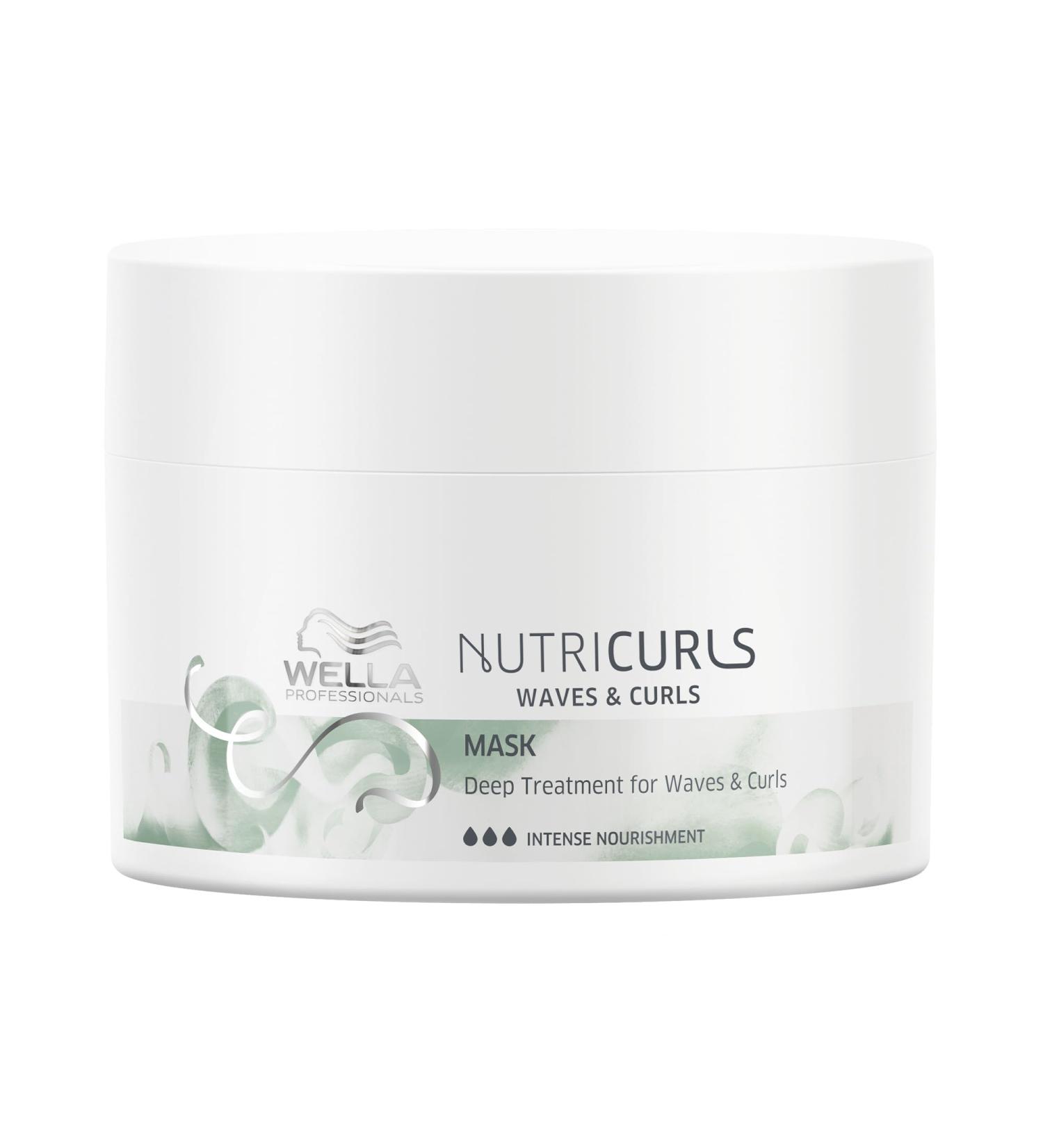 Wella Professionals Nutricurls Deep Nourishing Anti-Frizz Mask for Wavy and Curly Hair 150ml - Buy Online on GoSupps.com