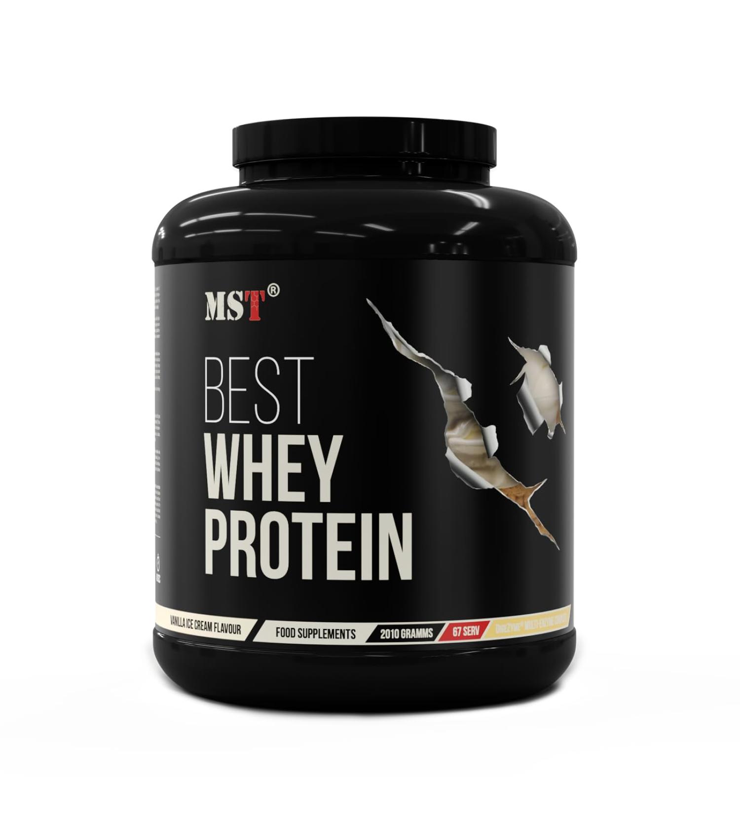 Best Whey Protein With DigeCyms at MST Nutrition |Protein powder |Little sugar |Made in Germany (Vanilla Ice Cream 2010 g) Vanilla Ice Cream 2010 G