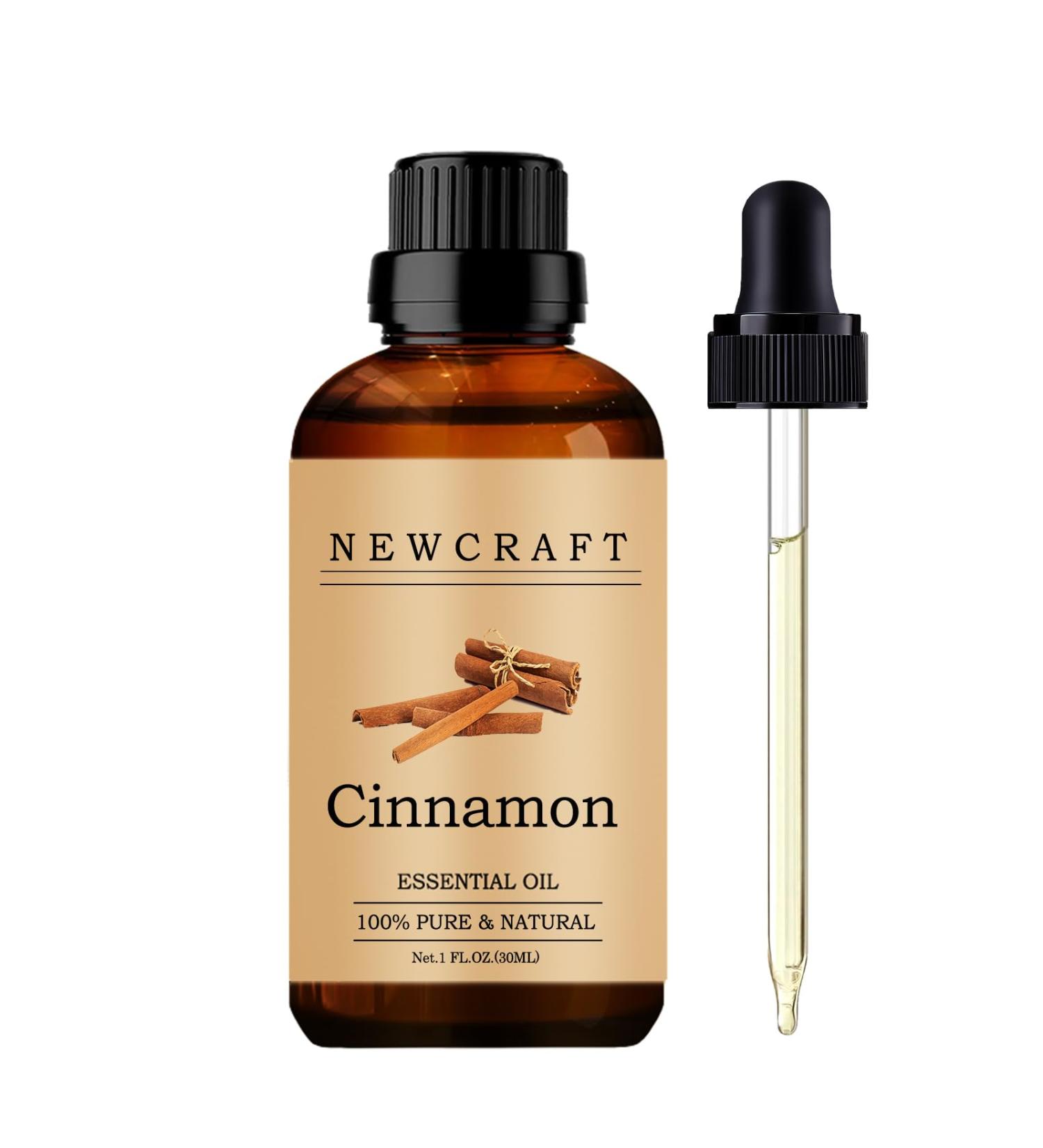 Cinnamon Essential Oils 30ML 100% Pure and Natural Essential Oil with Dropper for Aromatherapy Diffuser - 1 Fl Oz/Cinnamon - Buy Online on GoSupps.com