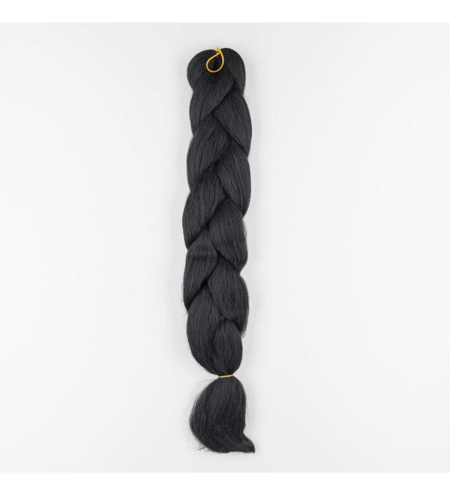 DreadLab - Synthetic Jumbo Braid Hair Solid Color (#1 Black)