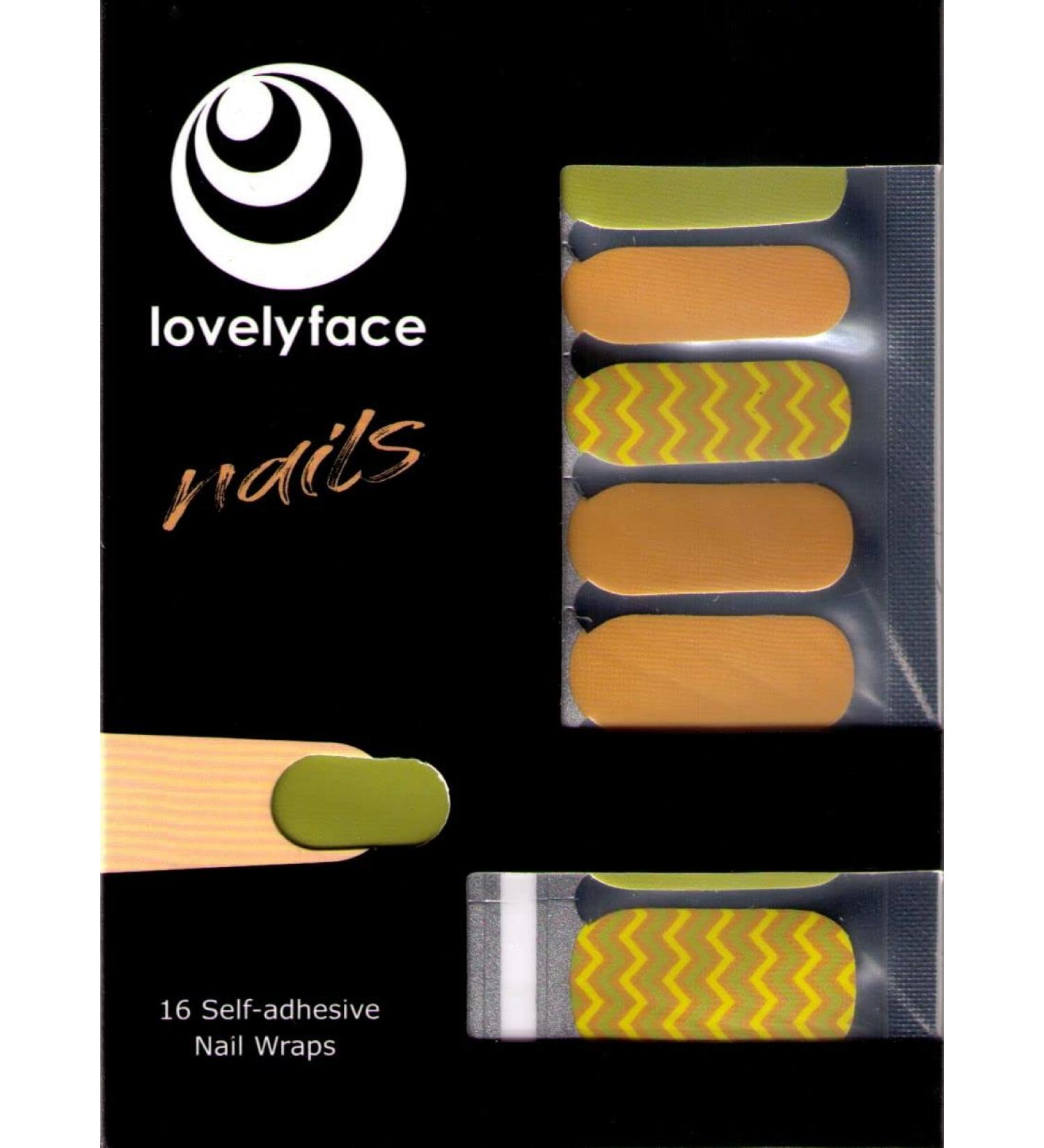 Buy Lovelyface Autumn Nail Wraps - 16 Long-Lasting Self-Adhesive & Non-Toxic Nail Foils | Perfect Patterned Nail Stickers for Easy Application - Buy Online on GoSupps.com