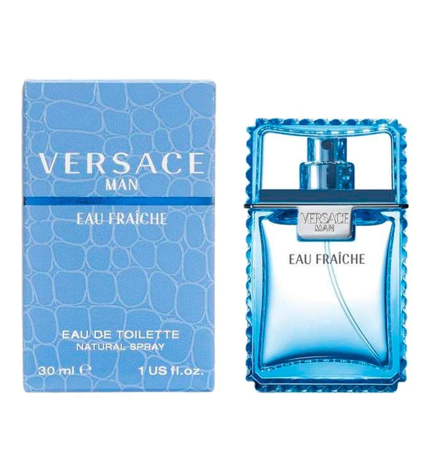 Versace Man Eau Fraiche For Men - 1Oz Edt Spray