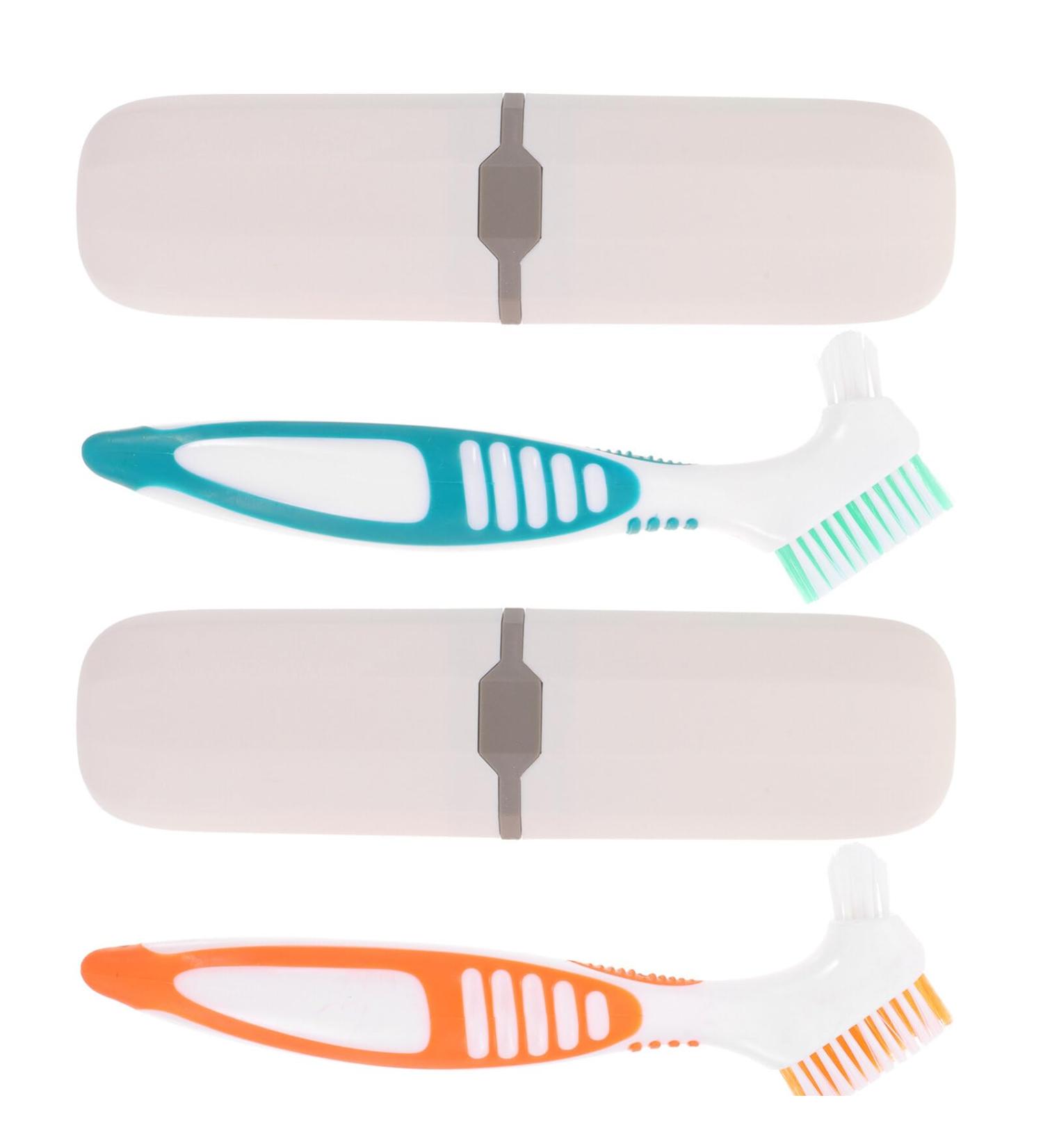 Coheali Double-Sided Travel Toothbrush Set - Includes Cup Keeper & Toothpaste Bag for Ultimate Oral Hygiene on the Go - Buy Online on GoSupps.com