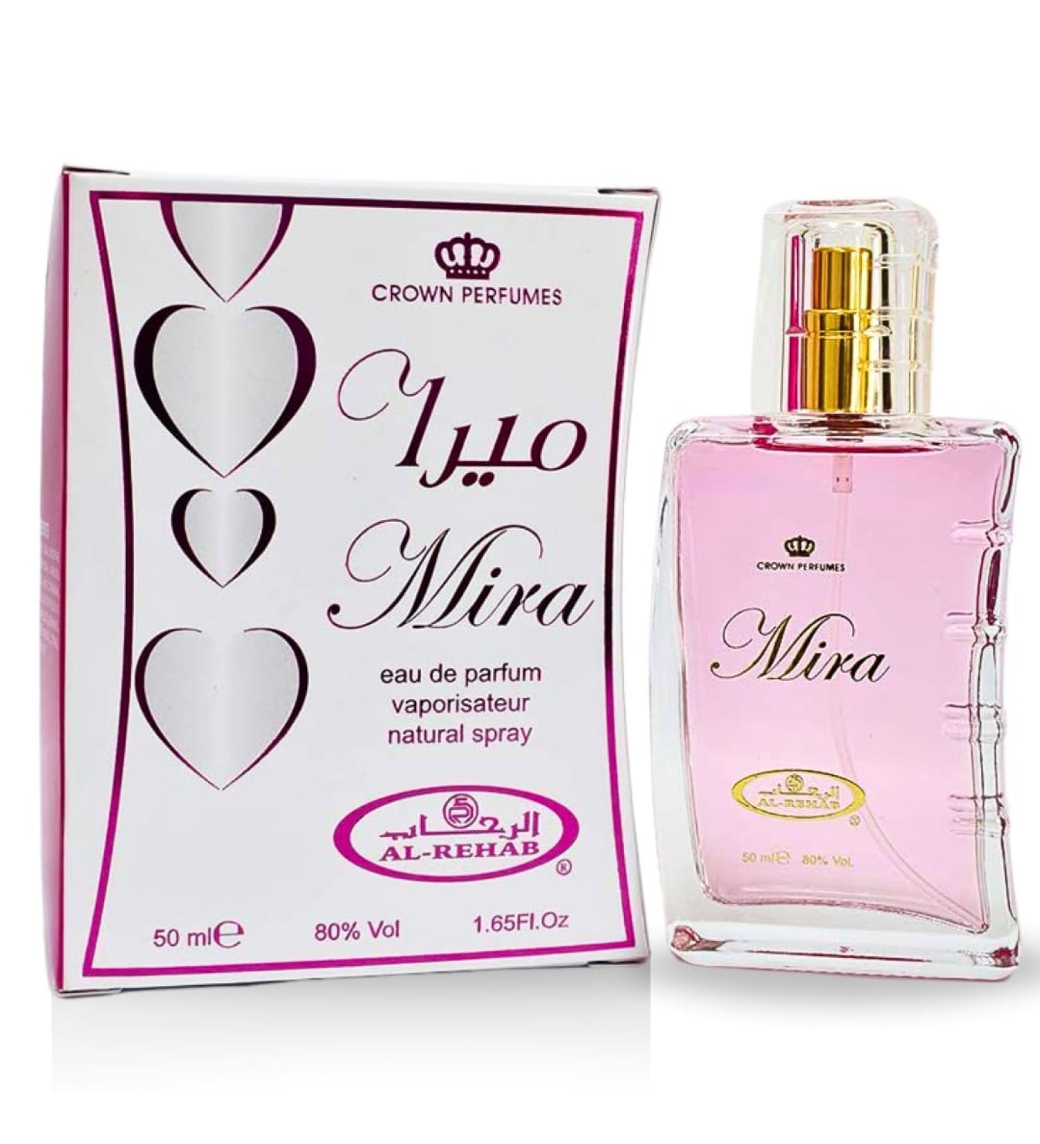 Al-Rehab Mira EDP - 50ML (1.7 OZ) Long Lasting & Luxurious Scents of Arabia Perfumes For Men & Women. 1.7 Fl Oz (Pack of 1) Mira Spray - Buy Online on GoSupps.com