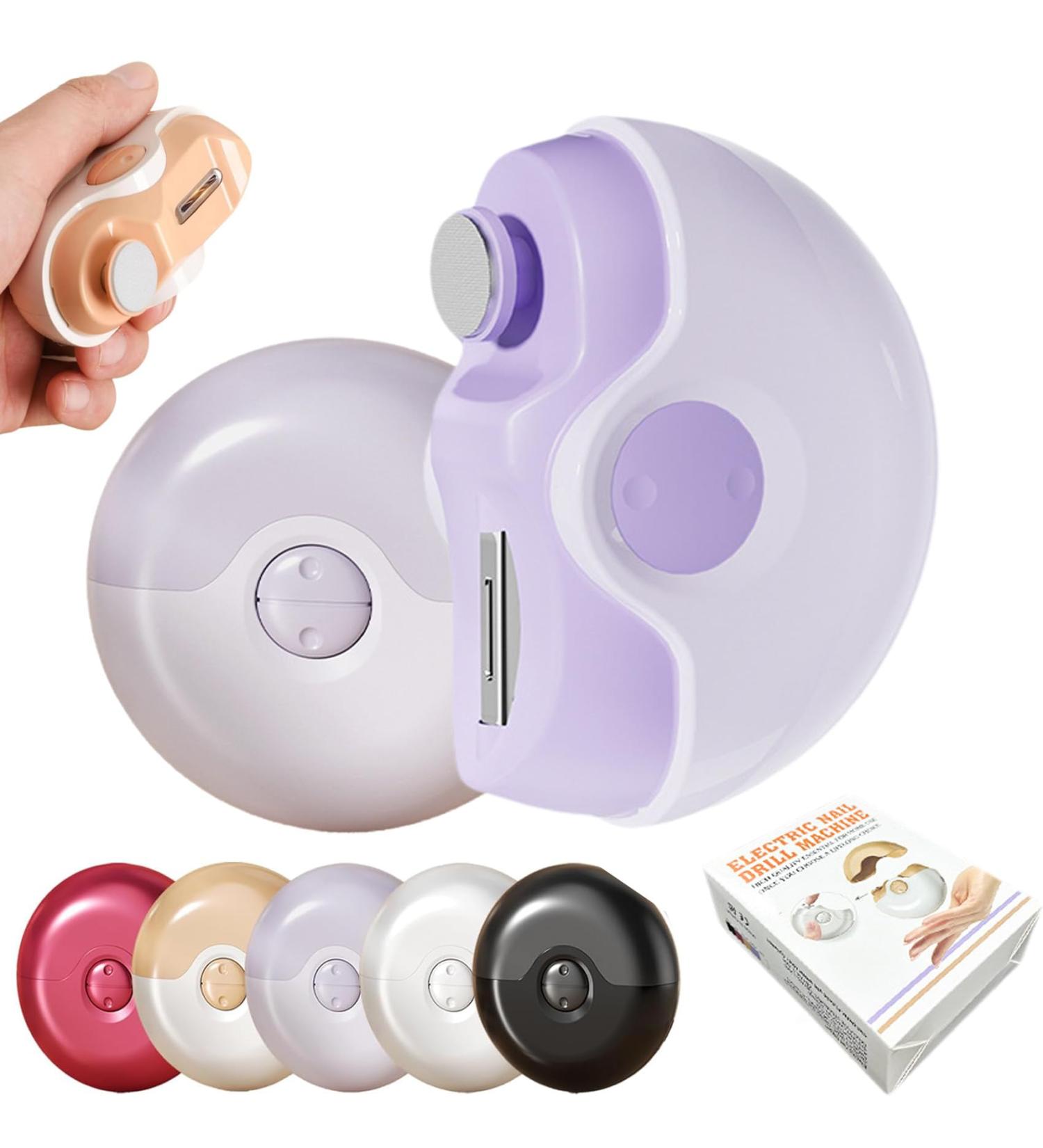 2 in 1 Electric Polishing Automatic Nail Clippers Electric Nail Clipper Portable USB Rechargeable Electric Nail Clippers Electric Nail Trimmer with 2 Adjustable Speeds for Adults Seniors (Purple) - Buy Online on GoSupps.com