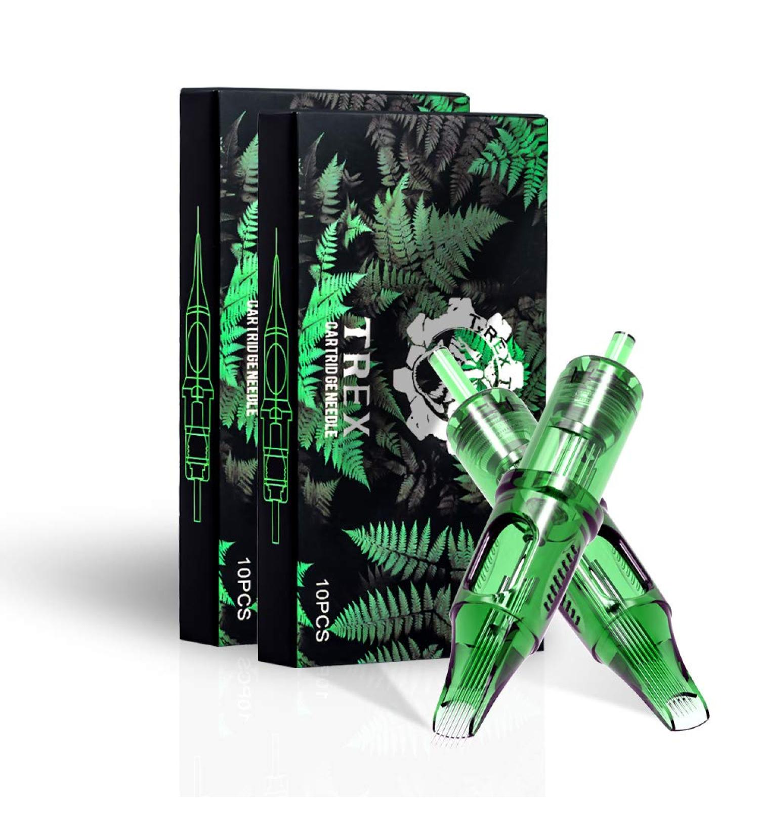 Ambition TREX #10 Bugpin 7RM Disposable Tattoo Needles - 7 Curved Magnum Medium Taper - 20Pcs - Buy Online on GoSupps.com