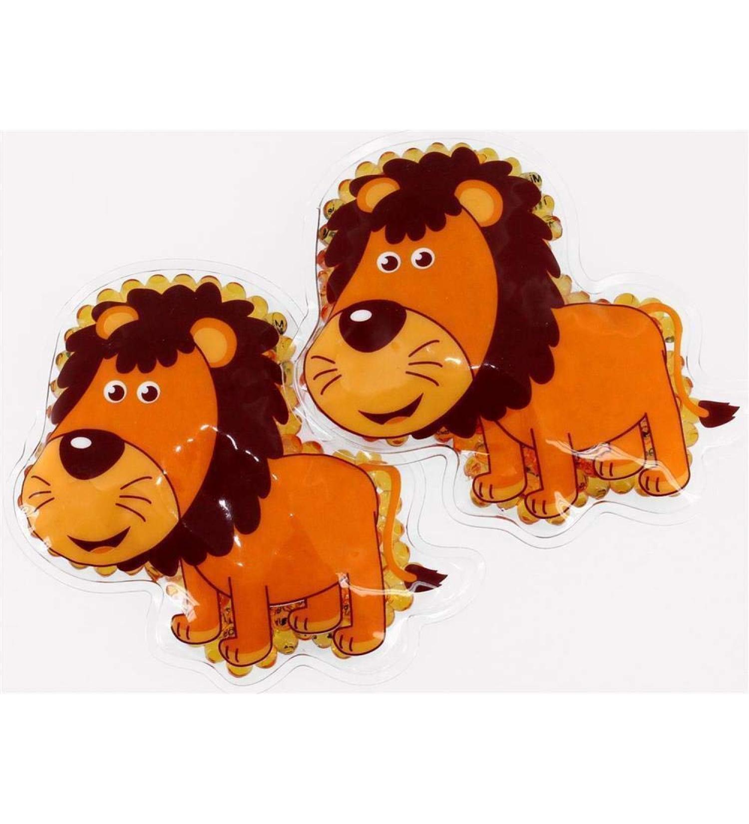 2 cooling pads heat pads multiple compresses cooling pads for children warming and cooling lion