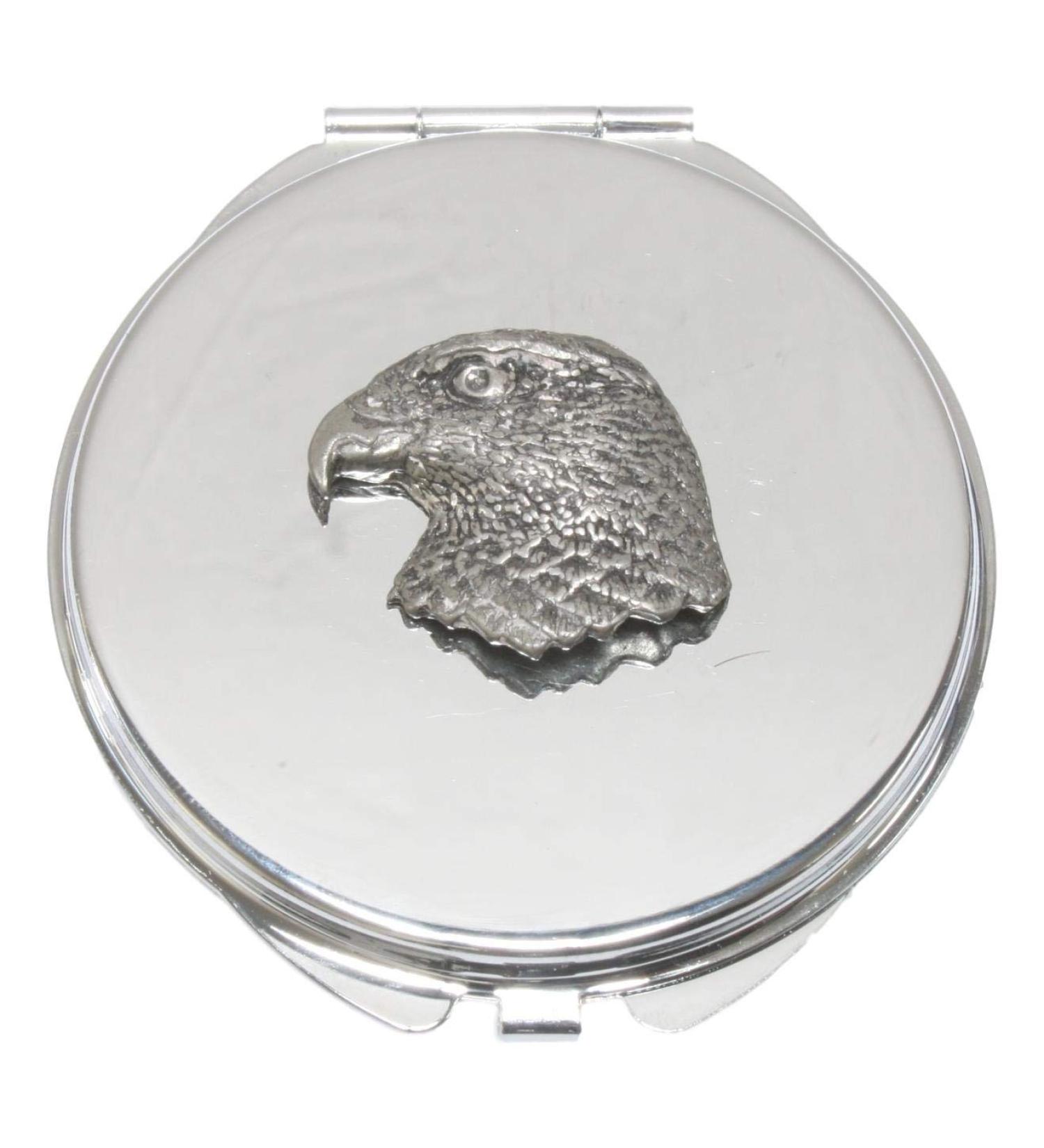 Hawk Head Compact Mirror Handbag Gift With Free Engraving 174 - Buy Online on GoSupps.com