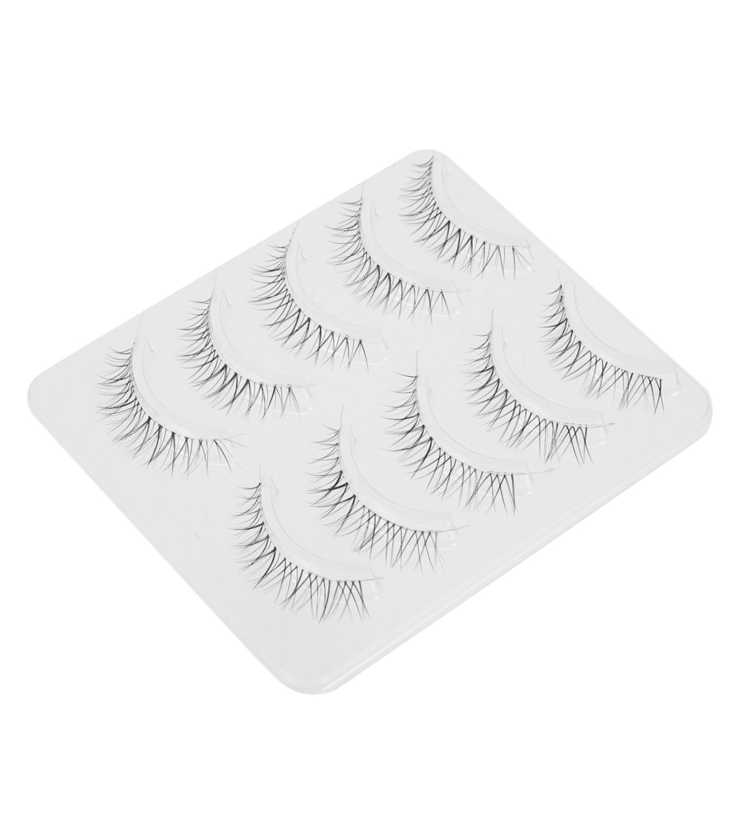 POPETPOP 5 Pairs Curling False Eyelashes Makeup Lashes 5d False Lash Extension Tools Segmented False Eyelashes Faux Eyelashes Eye Lashes Thick Eyelash No Slim Chemical Fiber Miss Adhesive - Buy Online on GoSupps.com