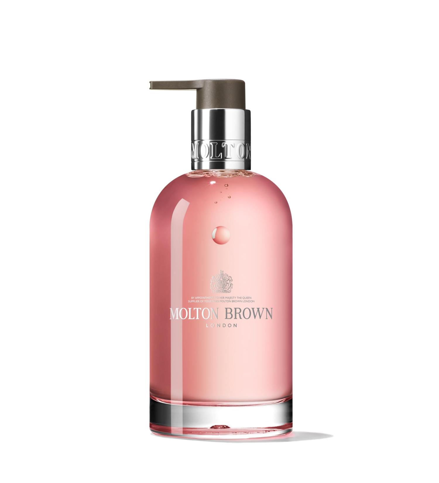 Molton Brown Delicious Rhubarb & Rose Fine Liquid Hand Wash Glass Bottle Molton Brown Delicious Orange & Bergamot Fine Liquid Hand Wash Glass Bottle 200 ml - Buy Online on GoSupps.com