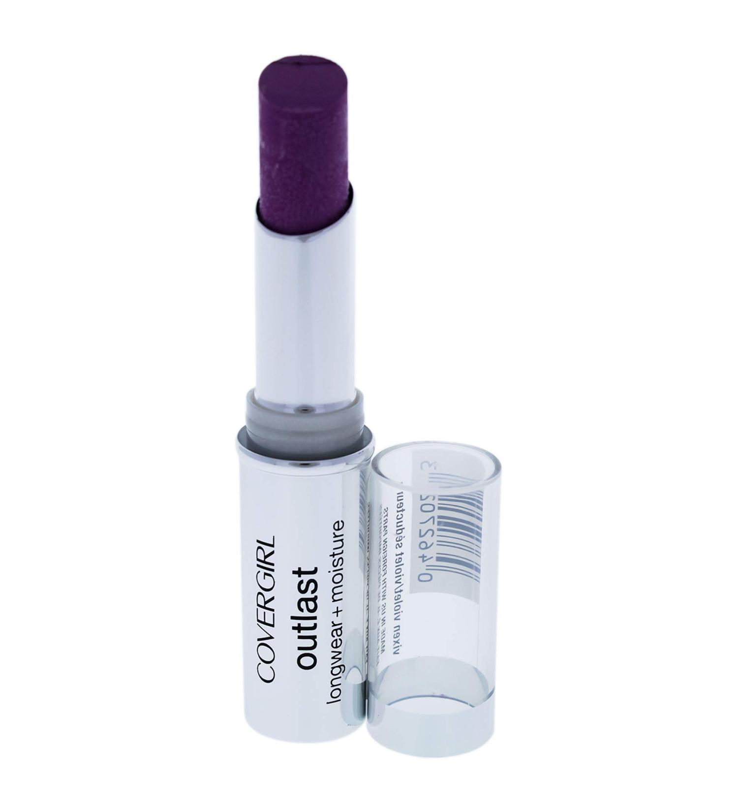 COVERGIRL Outlast Longwear Lipstick Vixen Violet 940 - 0.12 oz - Buy Online on GoSupps.com