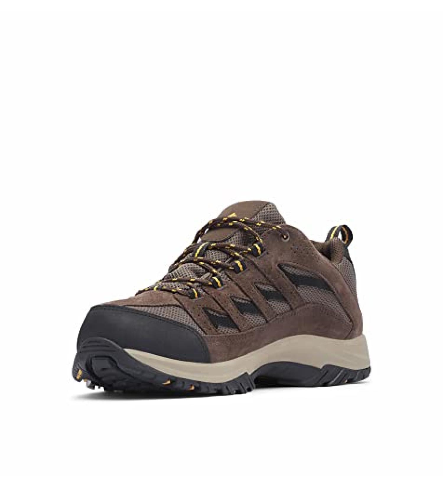 Columbia Men's Crestwood Waterproof Hiking Shoe 10.5 - Mud/Squash - Buy Online on GoSupps.com