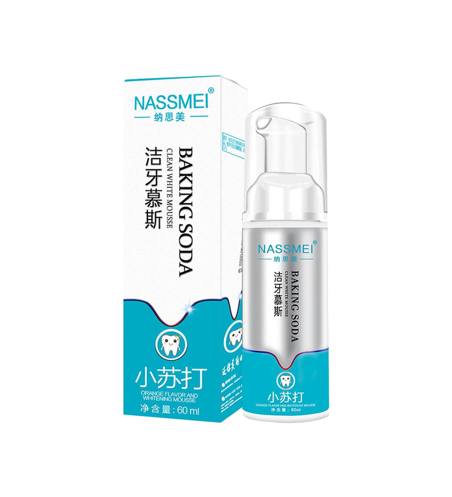 Whitening Toothpaste Foam | Deep Cleaning & Intensive Stain Removal for Bright White Teeth - Buy Online on GoSupps.com