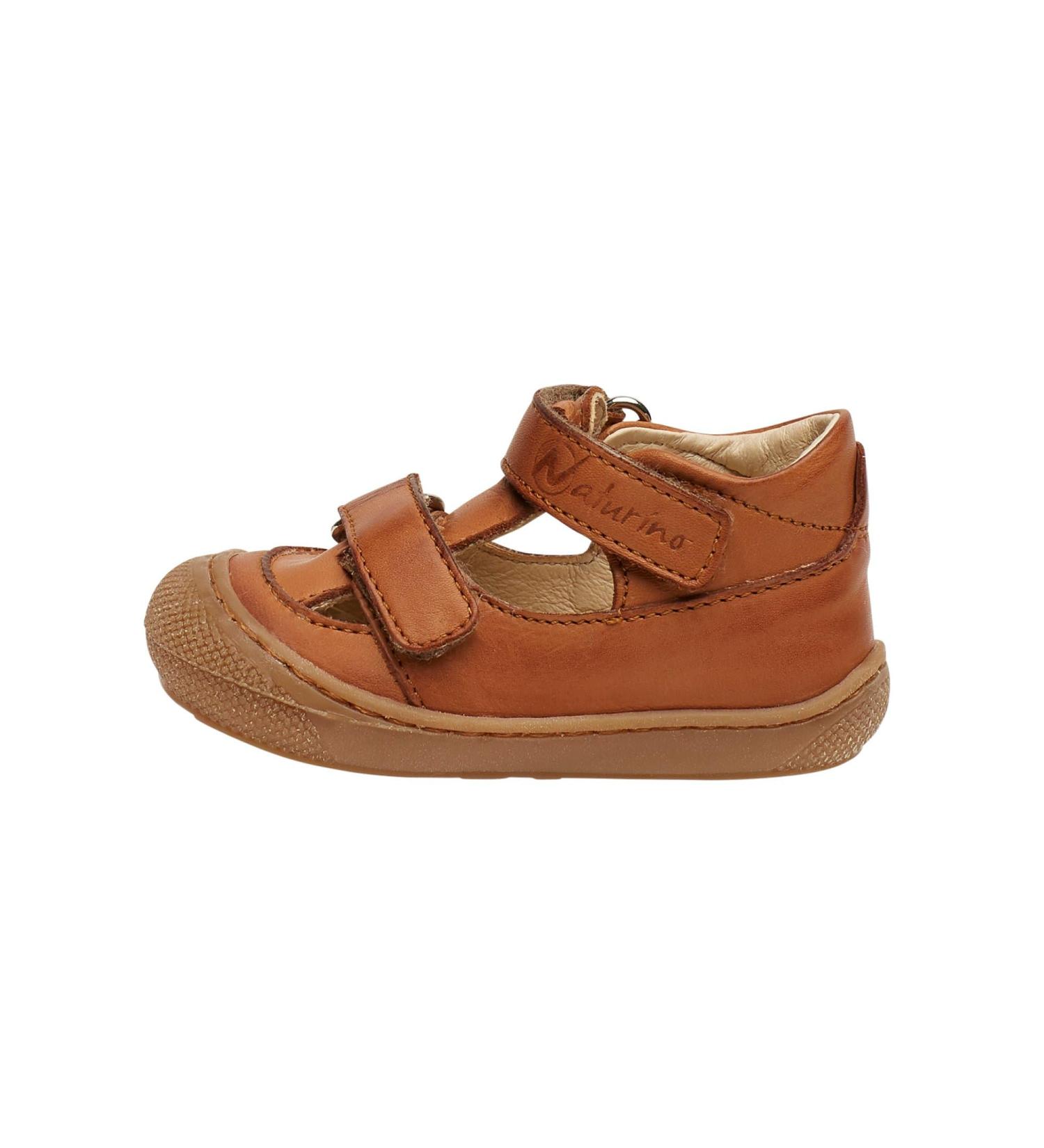 Naturino Puffy-Leather Shoes 4 UK Brown - Stylish and Comfortable Footwear for Kids - Buy Online on GoSupps.com