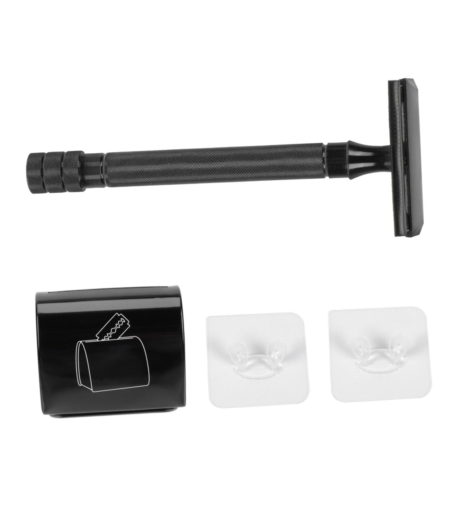 DOITOOL 2 Sets Razor Tool - Long Handle Aluminum Alloy Miss Black 11.2x4.43cm - Perfect for Smooth Shaving | International Shipping - Buy Online on GoSupps.com