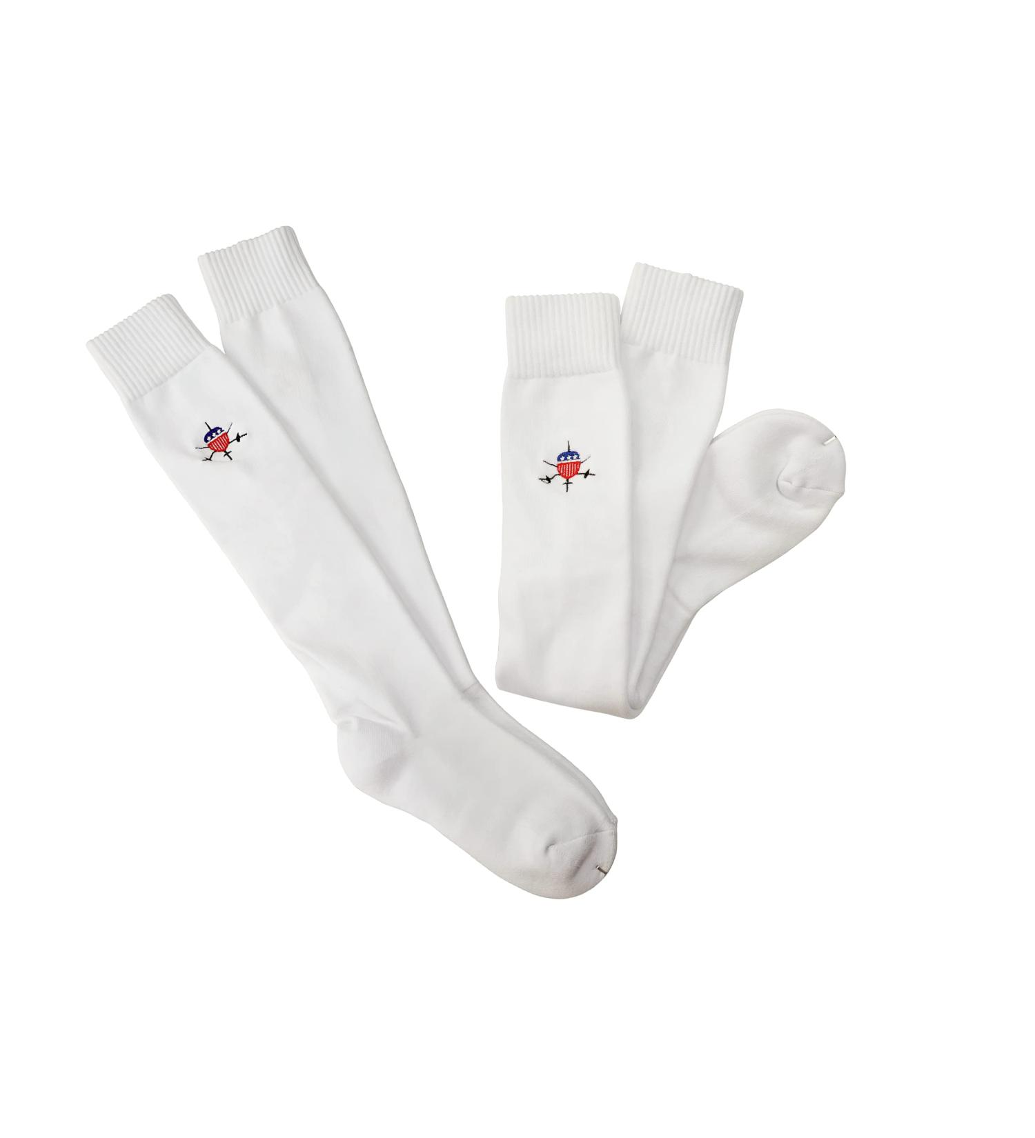 American Fencing Gear Fencing Socks - Set of 2 Pairs for Foil, Epee, Sabre - 100% Cotton Large - Buy Online on GoSupps.com