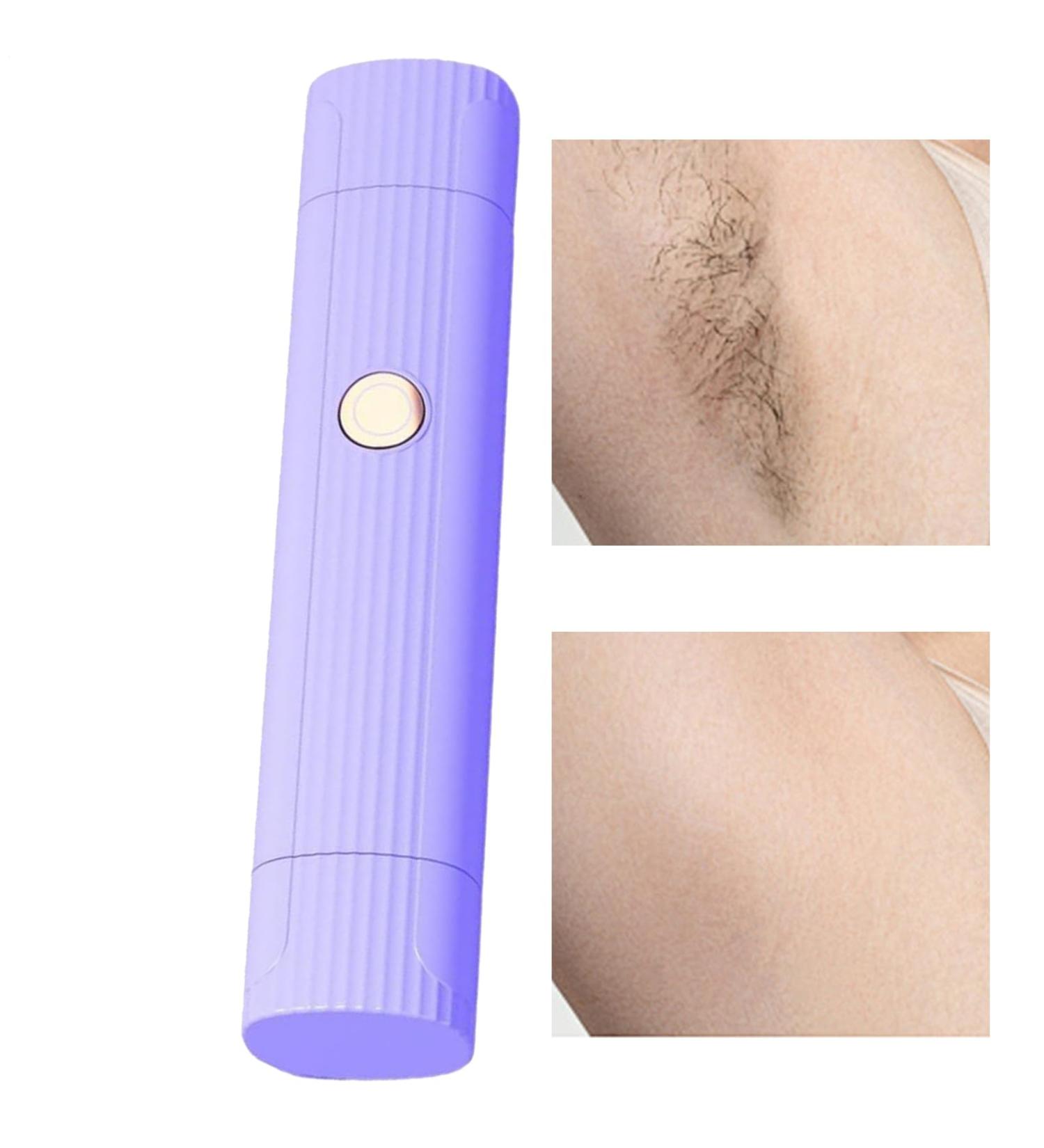 Tondeuse de bikini pour femme | Rasoir 2 en 1 tanche pour pilation de bikini toiletteur double t te pour le corps le visage les jambes les aisselles les bras les cheveux dame matin gym Violet - Buy Online on GoSupps.com