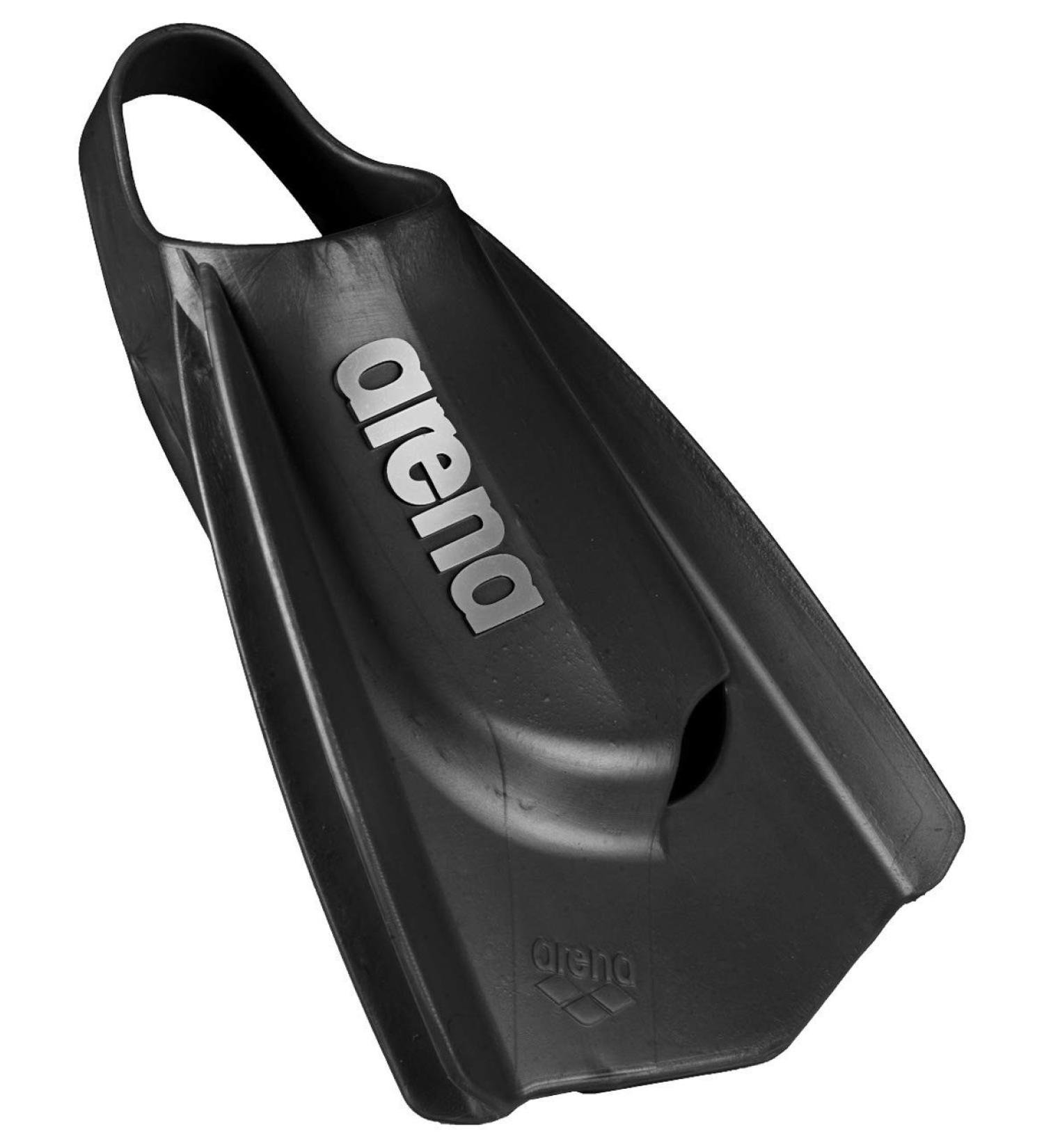 Arena Powerfin PRO Swim Training Fins 11-11.5 Black - Top Performance Swim Fins - Buy Online on GoSupps.com