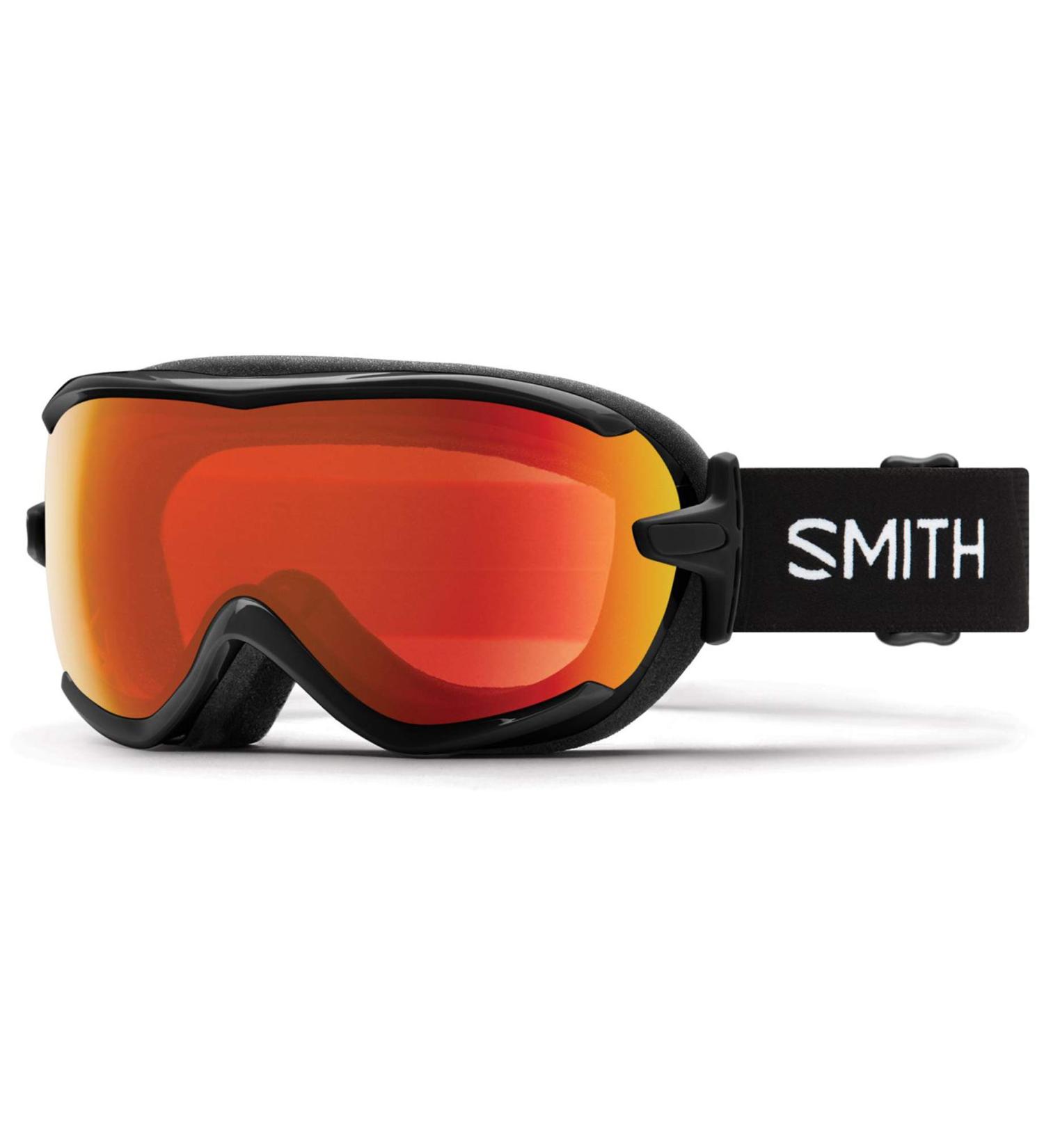 Smith Optics Women's Virtue Snow Goggles Black ChromaPop Everyday Red Mirror