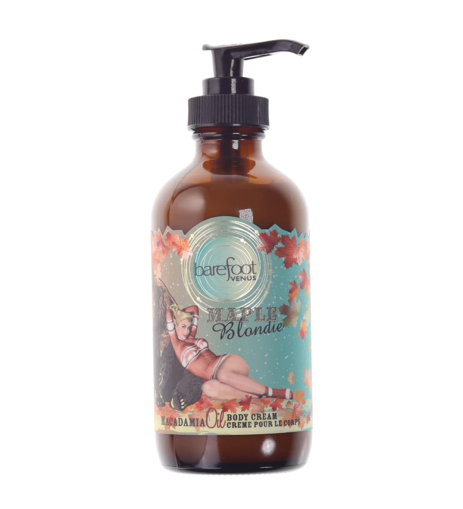 Macadamia Nut Oil and Almond Oil Body Cream 225 ML / 8 Oz (Maple Blondie)