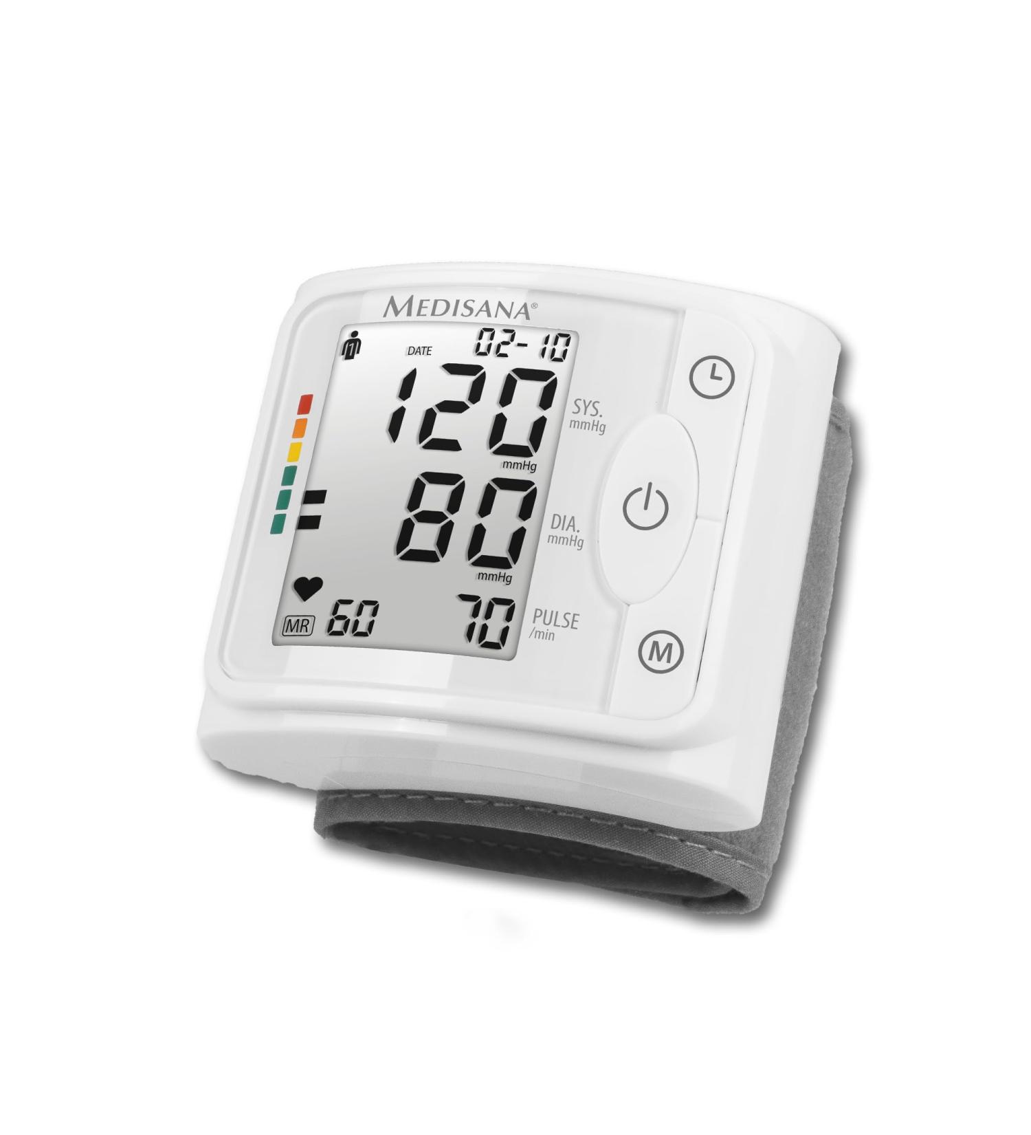 Medisana BW 320 Wrist Blood Pressure Monitor - Accurate Readings Large Display Memory Function & Arrhythmia Detection - International Shipping Available - Buy Online on GoSupps.com