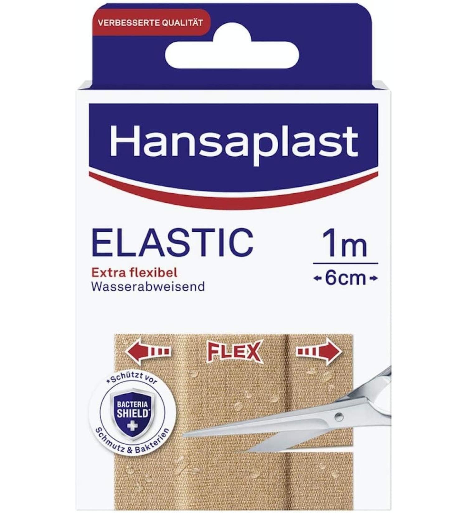 Buy Hansaplast Elastic Pflasters - Cuttable Flexible Wound Patches for Joints | Strong Adhesive Bandage (1m x 6cm) - International Shipping Available - Buy Online on GoSupps.com