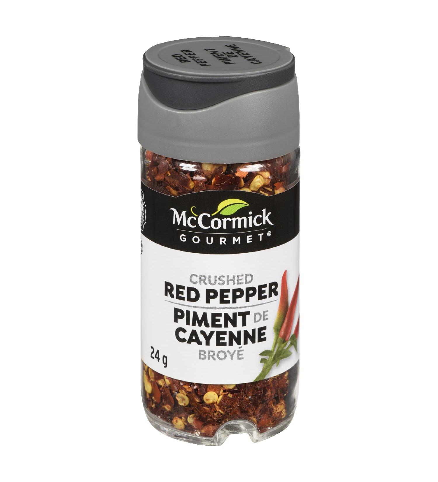 McCormick Gourmet (MCCO3) New Bottle Premium Quality Natural Herbs & Spices Crushed Red Pepper 24g - Buy Online on GoSupps.com