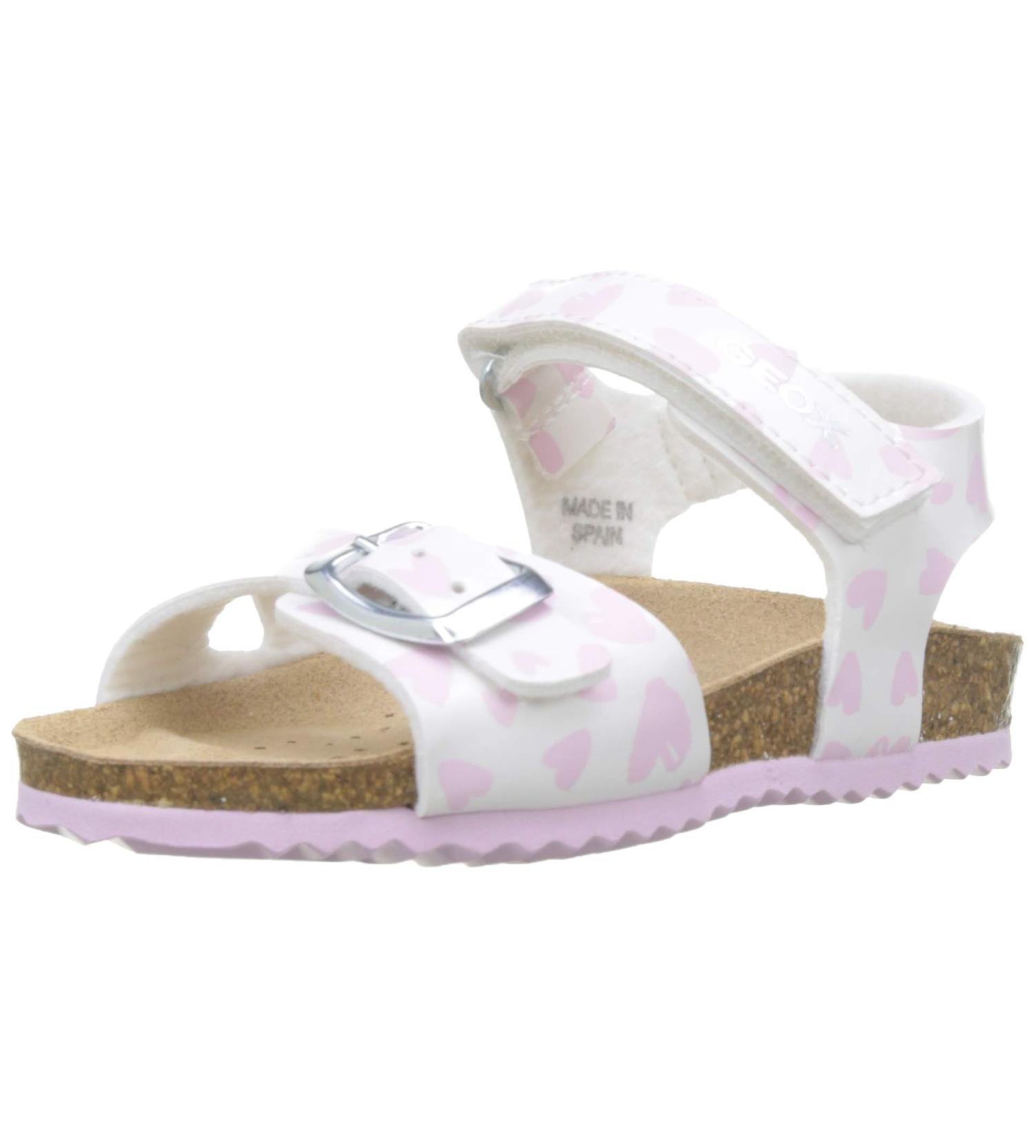 Geox Baby Girl's B Sandal Chalki | 3.5 UK Child | White Pink - Buy Now! - Buy Online on GoSupps.com