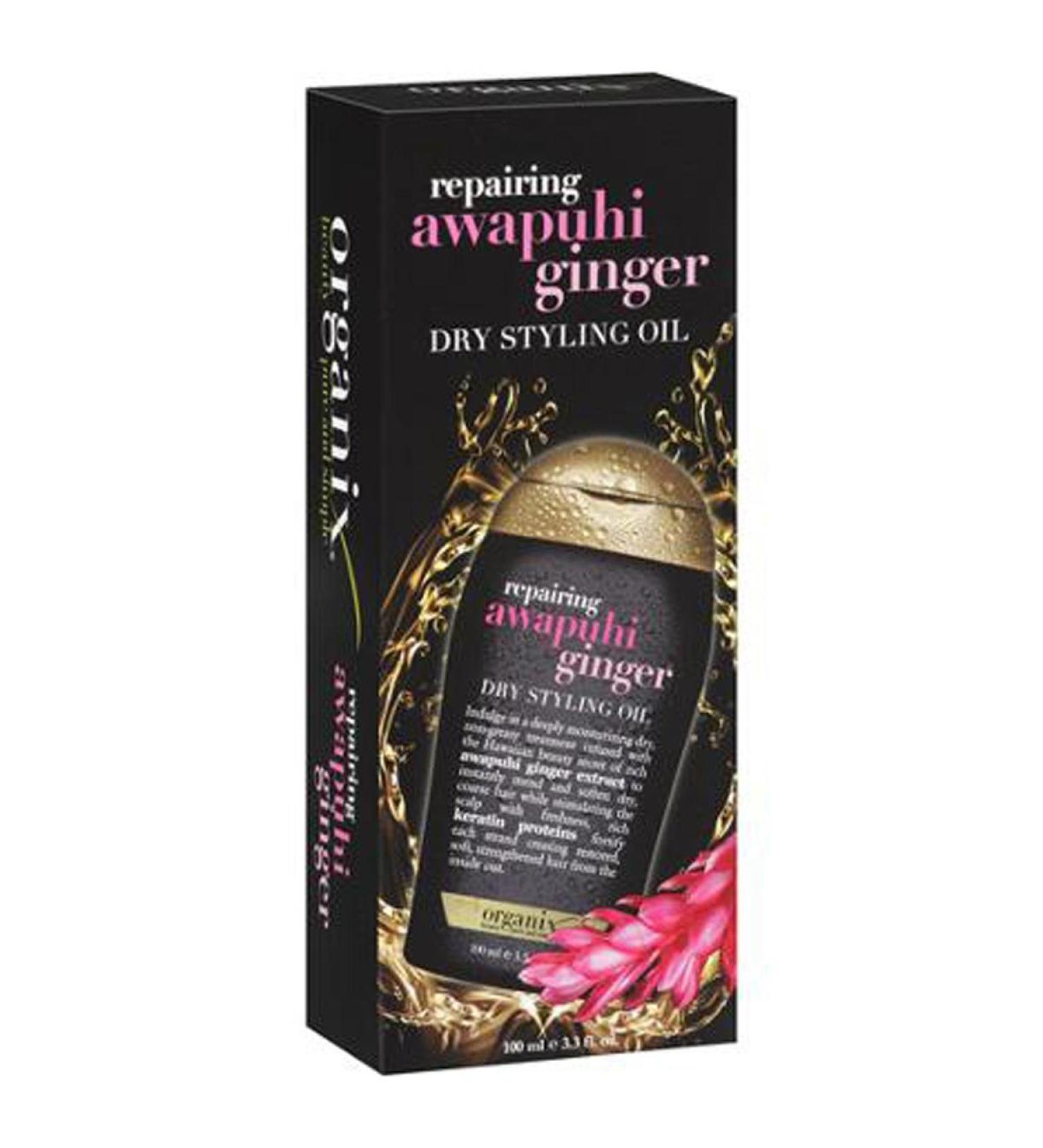 OGX Repairing Awapuhi Ginger Dry Styling Oil 3.3 Ounce