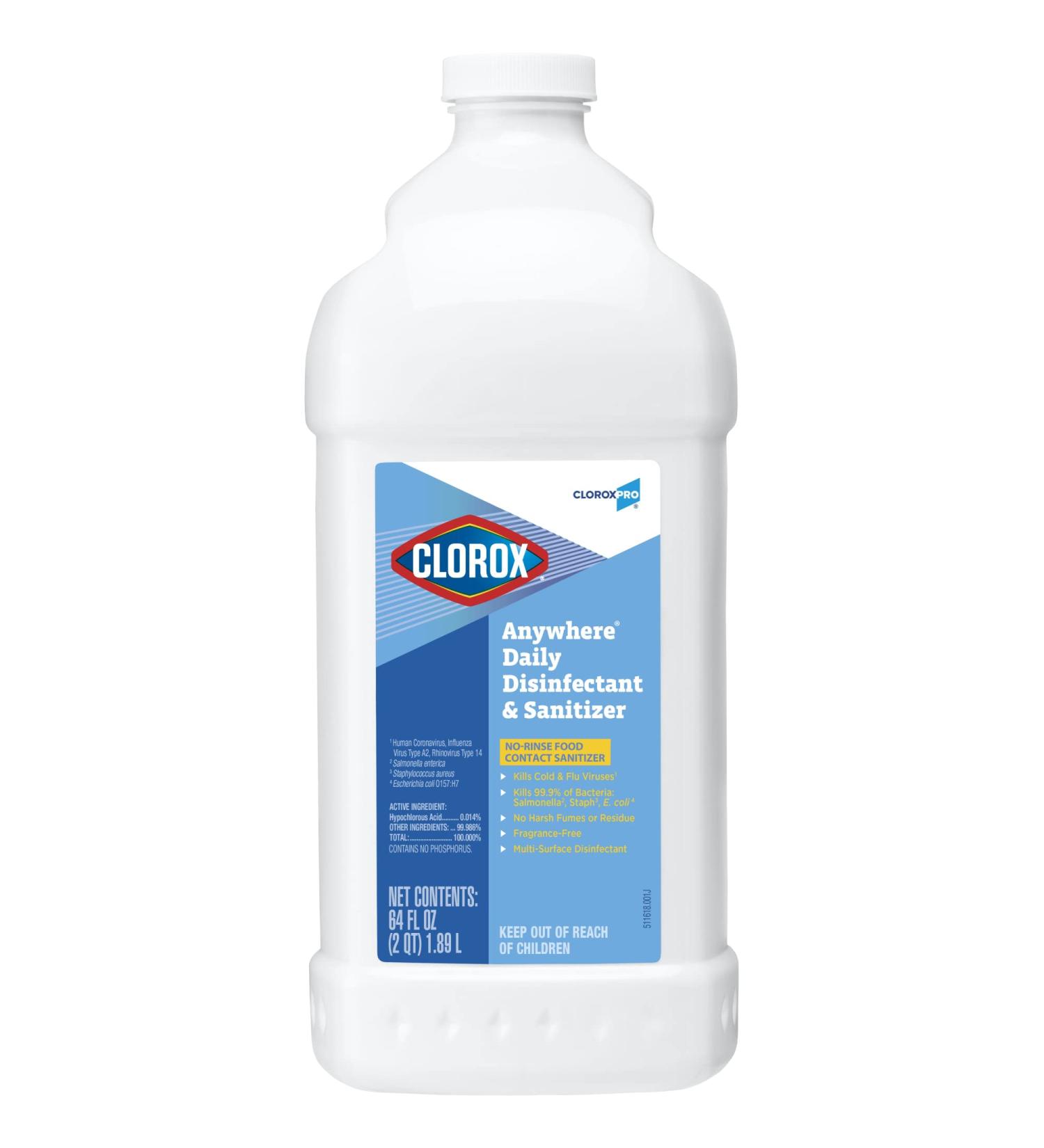 CloroxPro Disinfectant & Sanitizer - 64 Fl. Oz. | Healthcare & Industrial Cleaning Solution for International Shipping - Buy Online on GoSupps.com