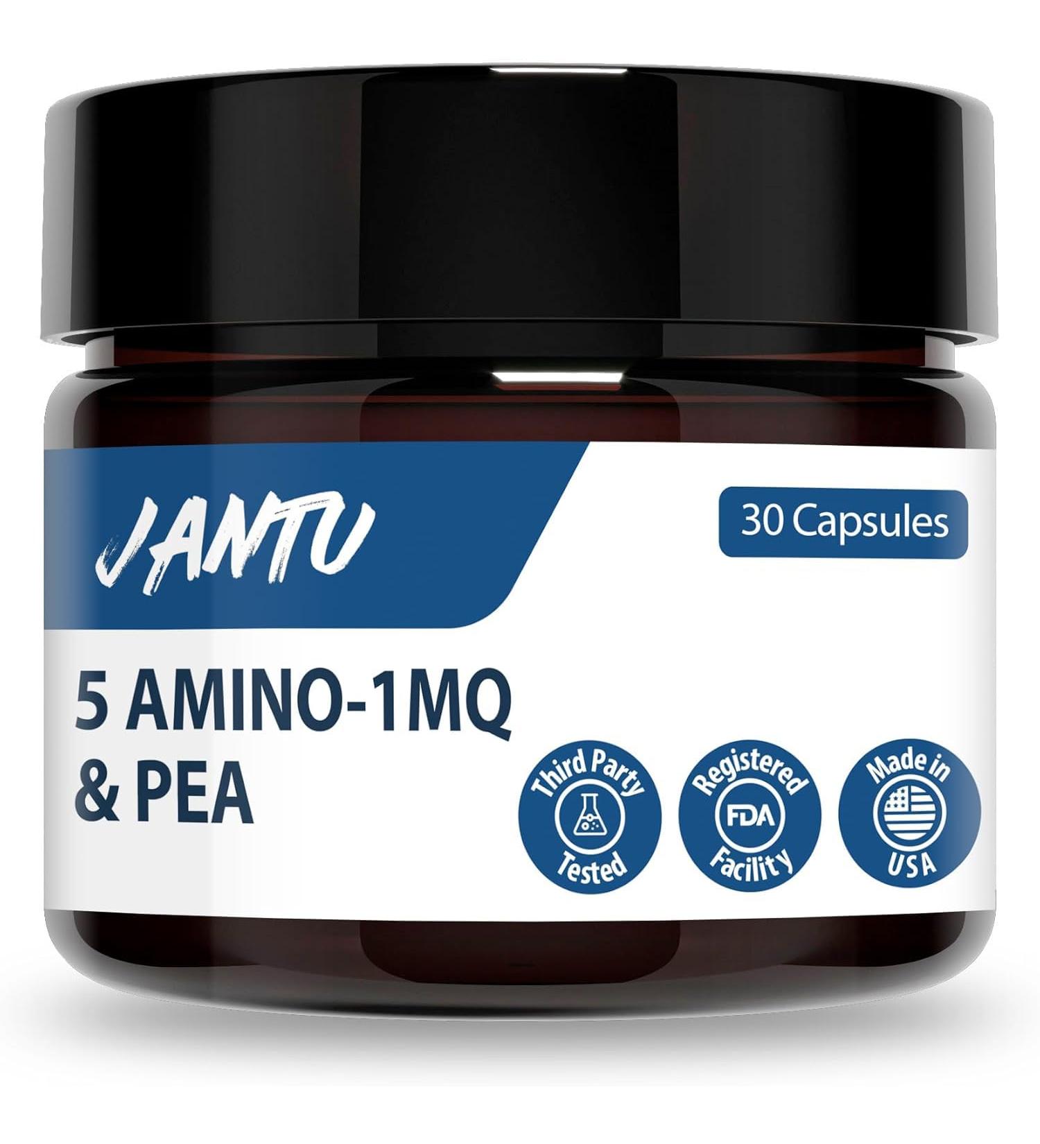 Jantu 5 Amino-1MQ and Pea Supplement 30 Capsules 50mg/450mg - Buy Online on GoSupps.com