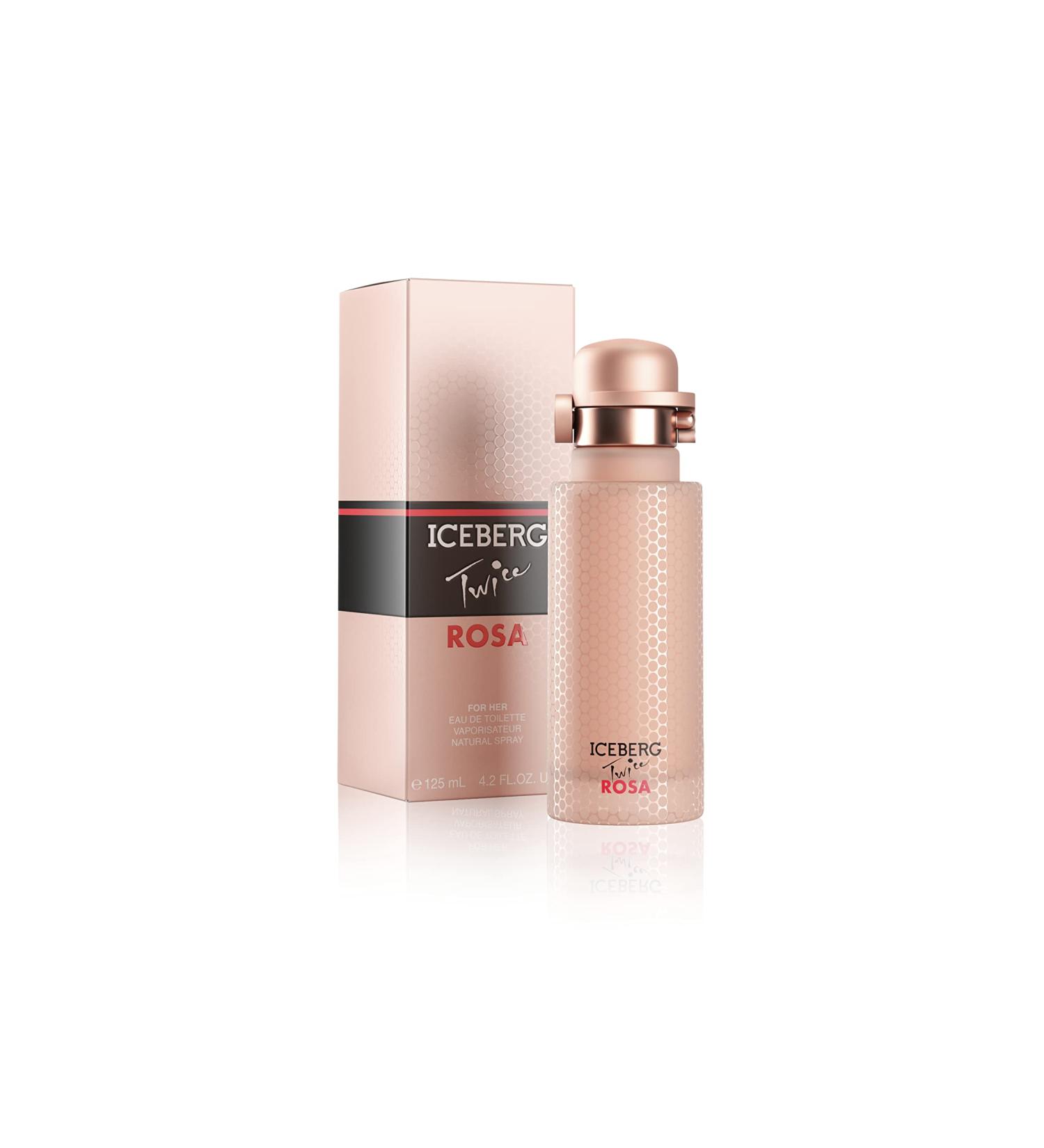 ICEBERG Twice ROSA - Woody Floral Musk Fragrance For The Modern Woman - Fresh And Fruity Feminine EDT Spray Perfume For Women - Sparkling Notes Of Redcurrant Grapefruit Jasmine Cedarwood - 4.2 Oz 4.2 Ounce (Pack of 1) - Buy Online on GoSupps.com