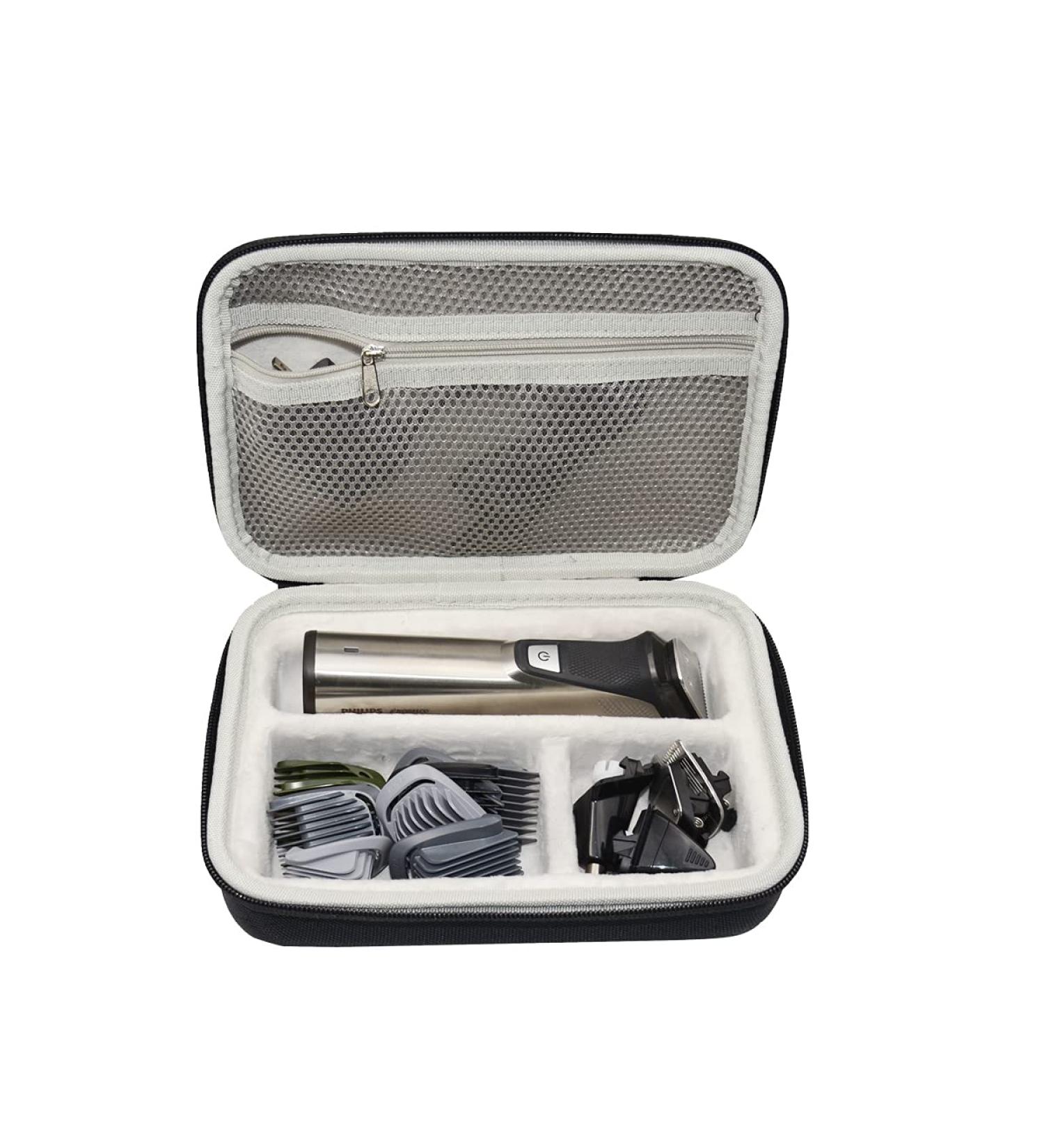 Hard Travel Case for Philips Norelco Multigroom Series 3000 5000 7000 MG3750 MG5750/49 MG7750/49 Men's Electric Trimmer Shaver and Attachments - Buy Online on GoSupps.com