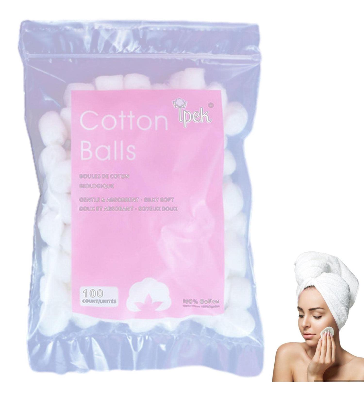 Cotton Balls White Cotton Balls for Baby - Multipurpose Makeup Remover Absorbent for Makeup Remover Skin Cleaner Makeup Cleaning Household 1. About 100 Grains (About 0.5 Grams) - Buy Online on GoSupps.com