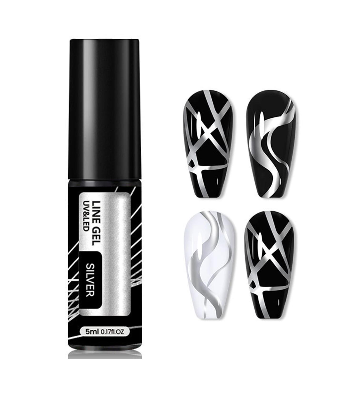 Silver Gel Nail Polish | Fast-Drying DIY Mirror Finish for Home & Travel | Itrimaka - Buy Online on GoSupps.com
