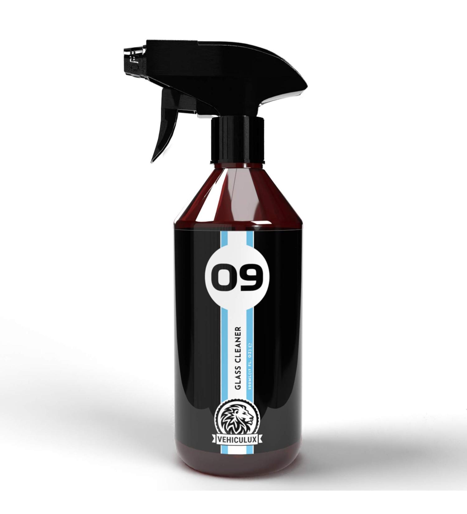Vehiculux Glass Cleaner Spray - Car Cleaning Kit: Ideal Window Cleaner Spray for Window Cleaning Equipment - Window Cleaner Tool for Window Cleaning Kit - Alternative to Window Vacuum Cleaner 500ml - Buy Online on GoSupps.com