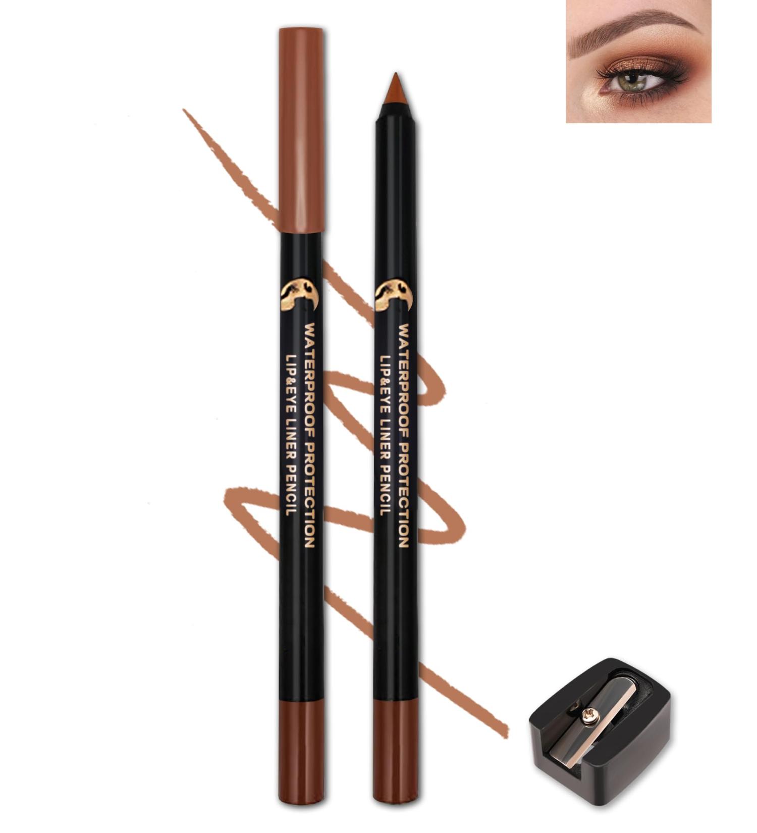 Bronze Eyeliner Pencil Gel Sharpenable Multi-Use Colored Waterline Eyeliner Waterproof Smudge-Proof Long Wear Smooth Cream Shimmer Eye Liner Pen Makeup with Sharpener Rich Color Dineador De Ojos-11 11 Bronze - Buy Online on GoSupps.com