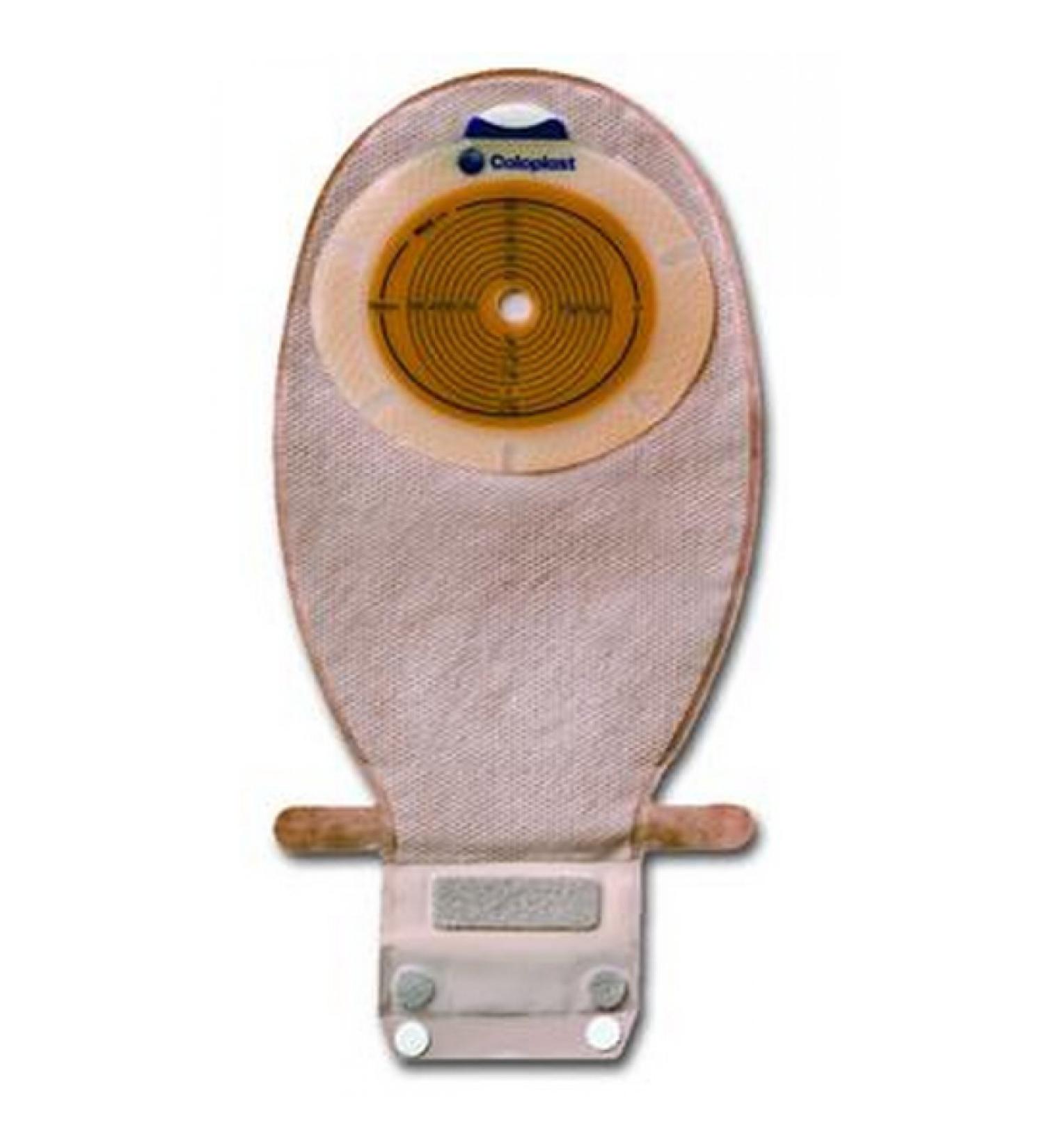 SenSura 1-Piece Wide Outlet Drainable Pouch Precut Convex 1" Opaque