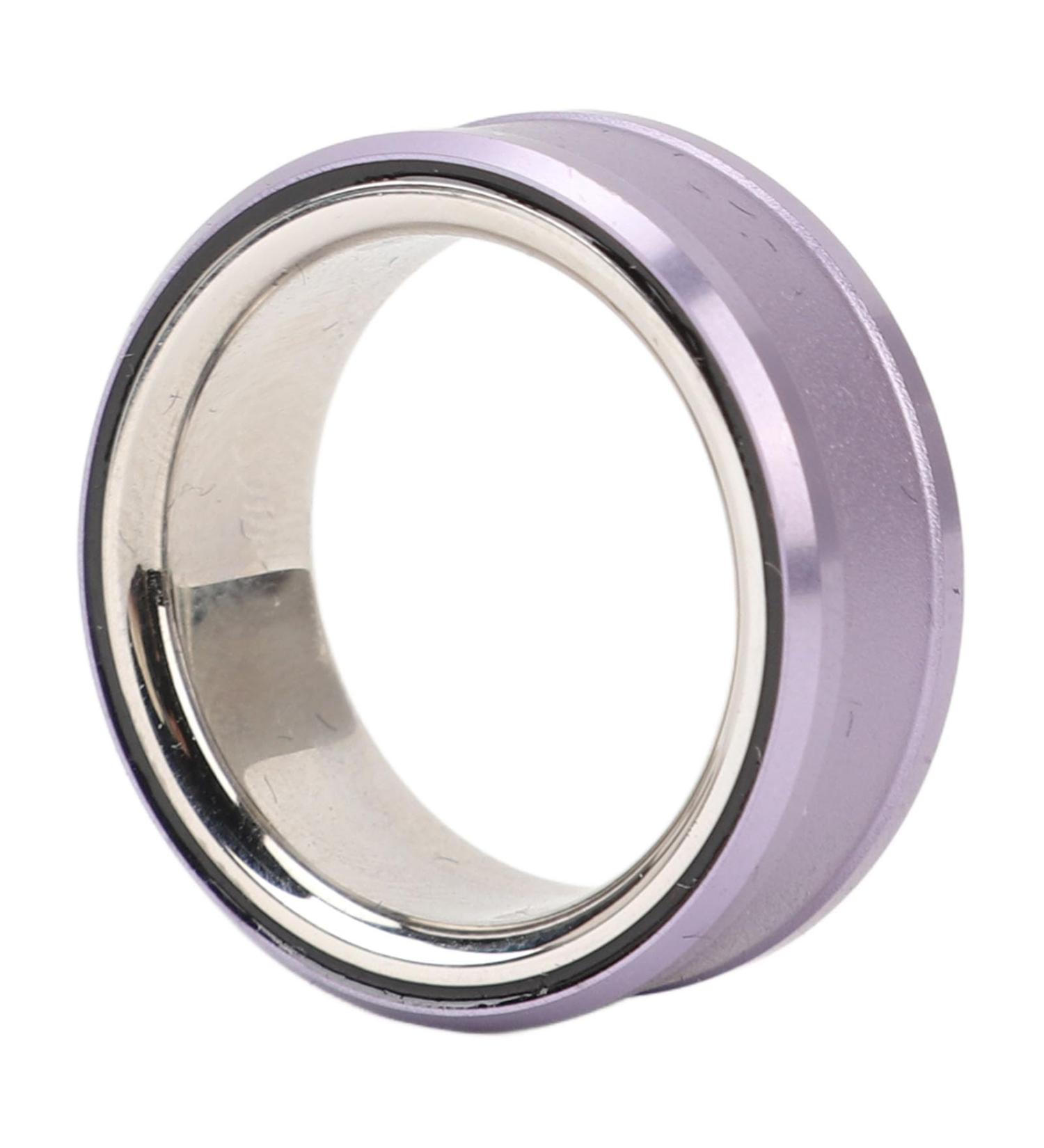 Health Tracker Ring | Waterproof Purple Stainless Steel Smart Pedometer - Elevate Your Daily Life - Buy Online on GoSupps.com