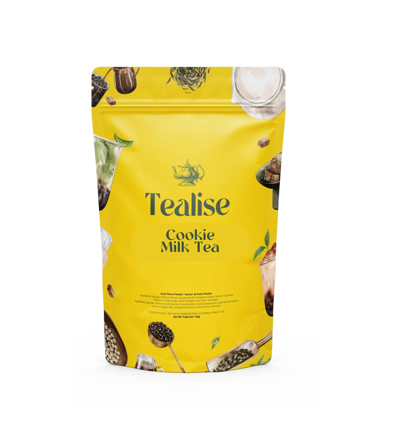 Tealise Premium Bubble Milk Tea Mix 150g 6 servings (cookie milk tea)