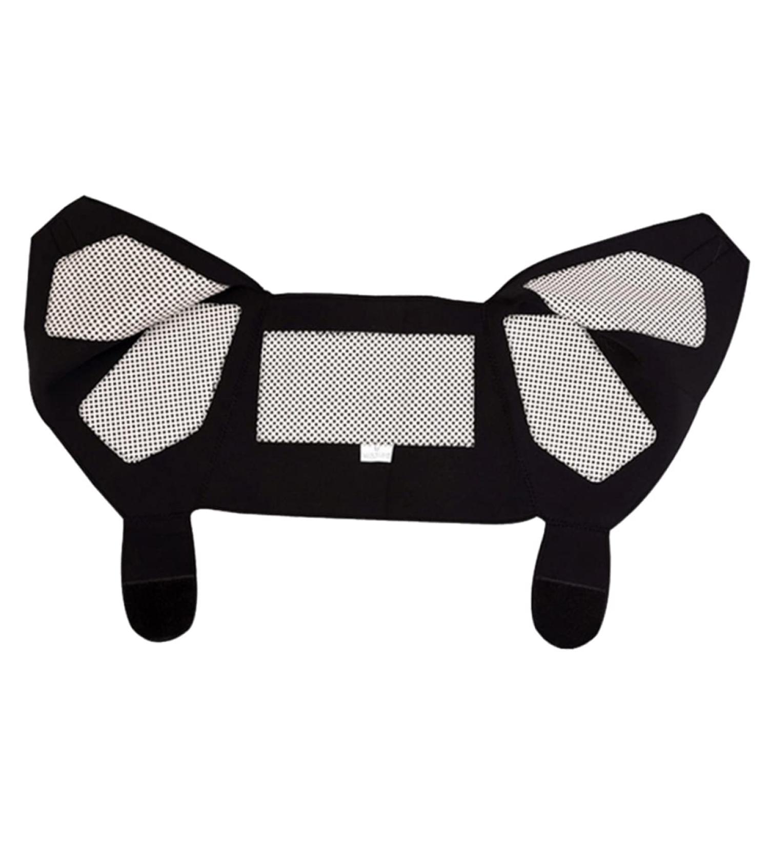 FOMIYES Self-Heating Shoulder Pad | Microwavable Heating Pad & Neck Massager | Portable Breathable Support for Pain Relief - Black - Buy Online on GoSupps.com