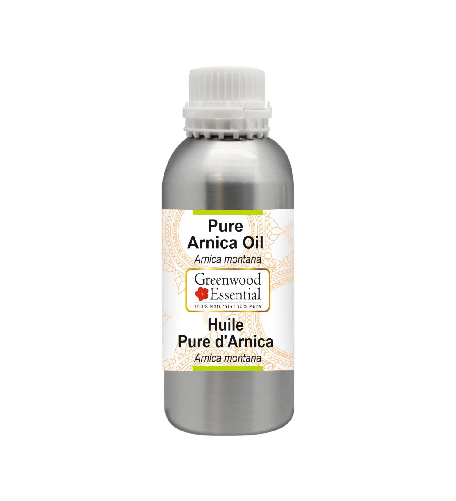 Pure Arnica Oil 1250ml - Therapeutic Grade for Hair Skin & Aromatherapy | International Shipping - Buy Online on GoSupps.com