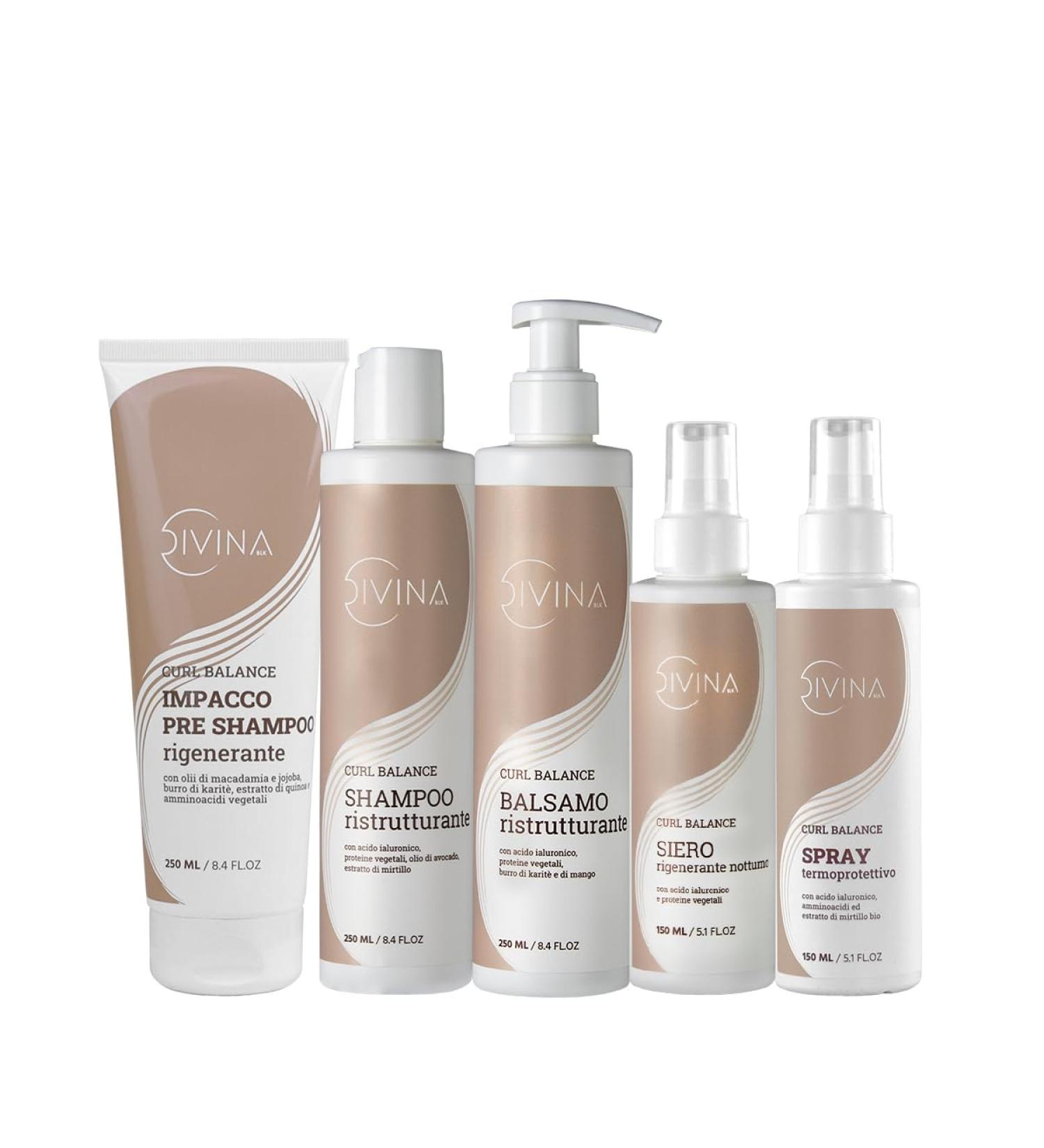 Curl Balance traitement complet restructurant et protecteur pour cheveux ondul s boucl s super-boucl s afro de Divina BLK - Buy Online on GoSupps.com