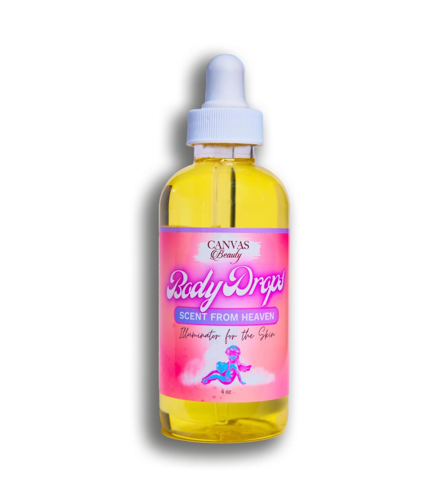 Canvas Beauty Body Drops Scent From Heaven - With Coconut Oil Jojoba Oil & Vitamin E - Buy Online on GoSupps.com