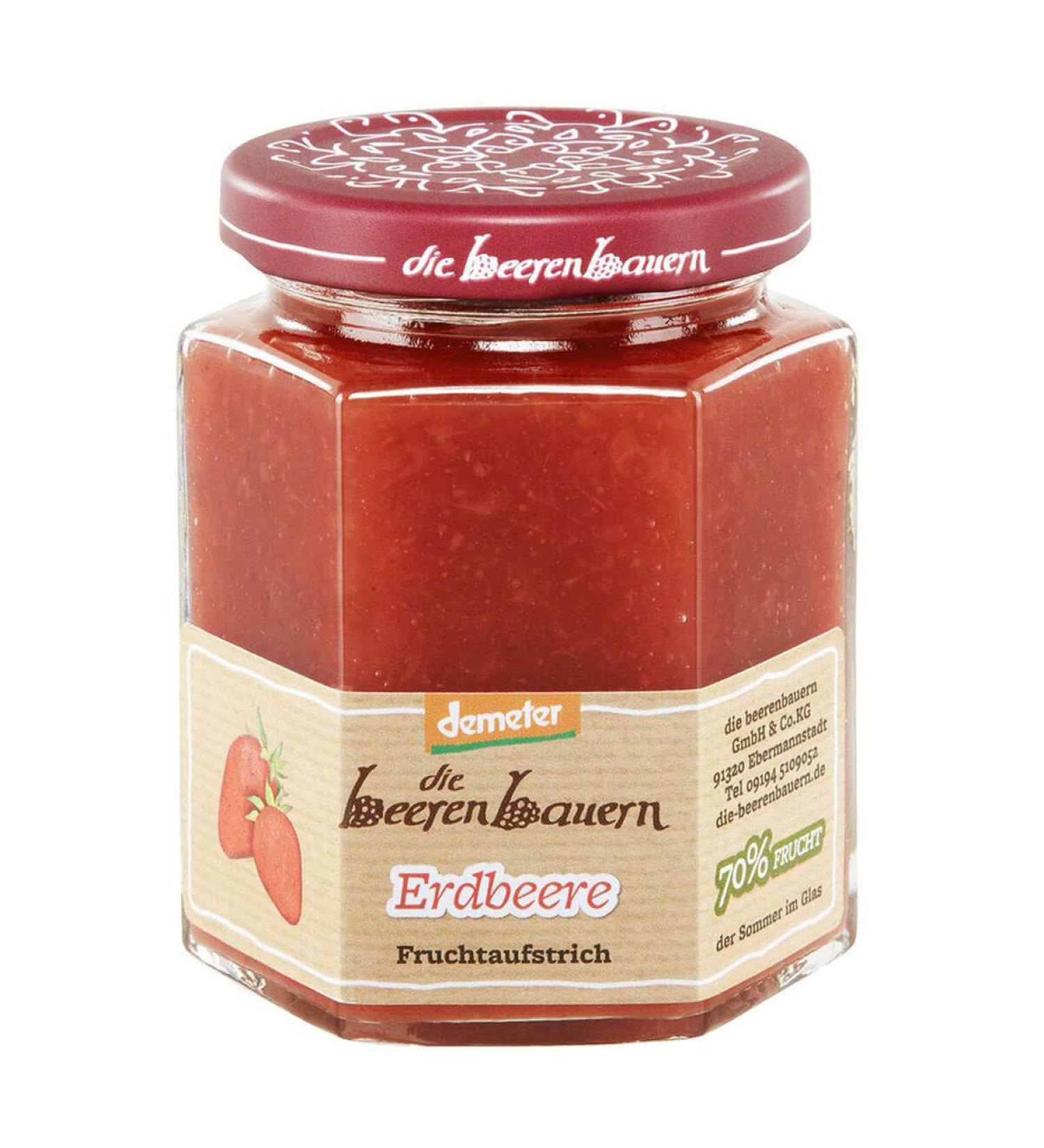 The Berry Farmers Organic Strawberry Fruit Spread (6 x 200 gr) 200 g (pack of 6)