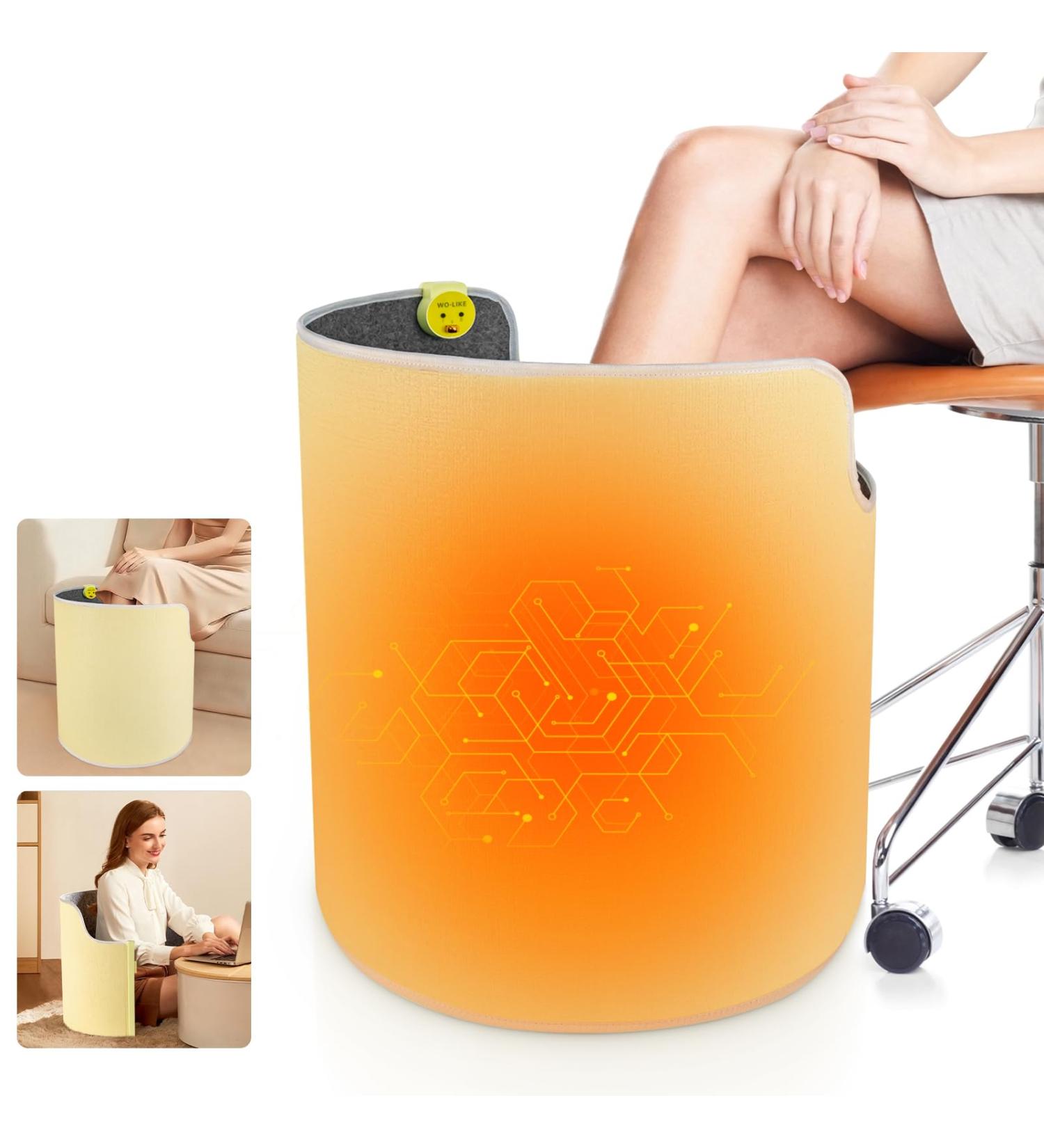 Electric Foot Warmer - Nalezuns 170W Heated Blanket with 3 Settings Waterproof & Fast Heating up to 70 C 130x50cm Lounge & Desk Comfort - Buy Online on GoSupps.com